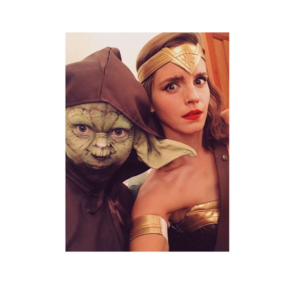 Emma Watson Dressed As Wonder Woman â€“ Instagram