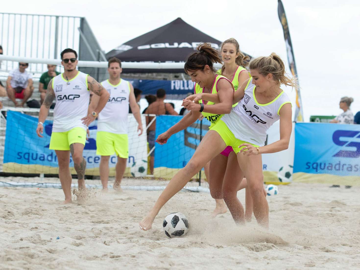 Eugenie Bouchard â€“ Sports Illustratedâ€™s Celebrity Beach Soccer Match in Miami