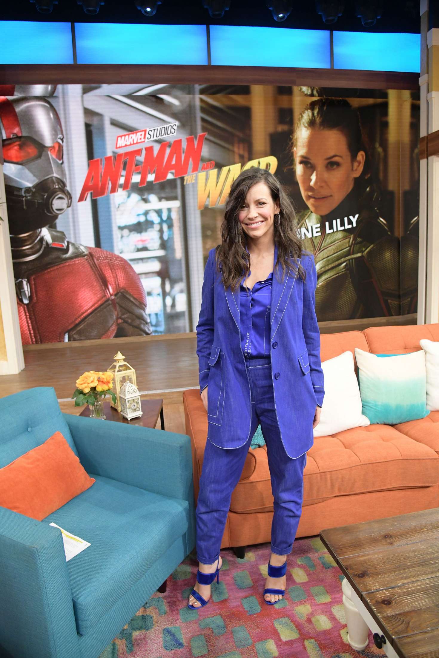 Evangeline Lilly â€“ â€˜Despierta Americaâ€™ TV Show in Miami