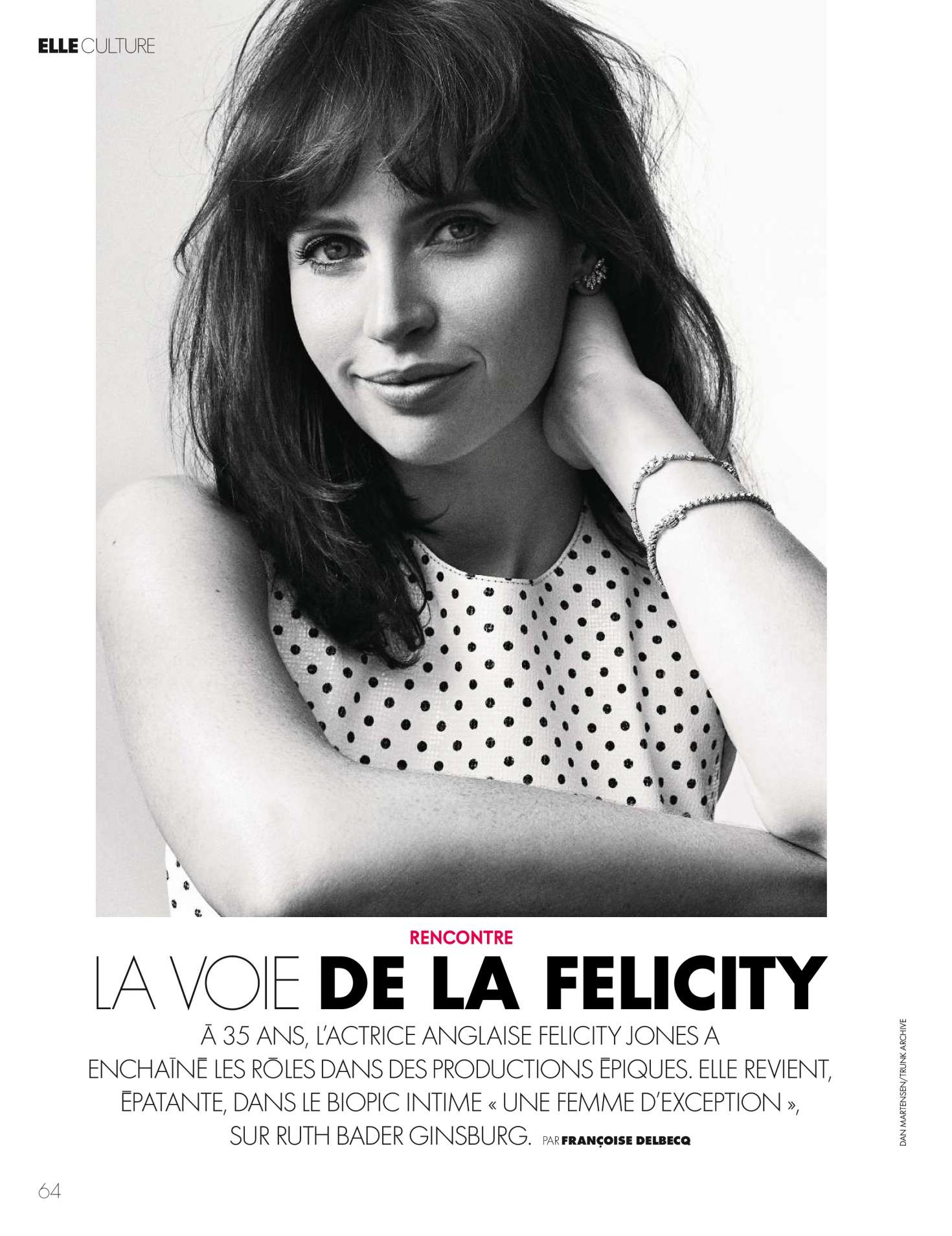 Felicity Jones â€“ Madame Figaro Magazine (December 2018)