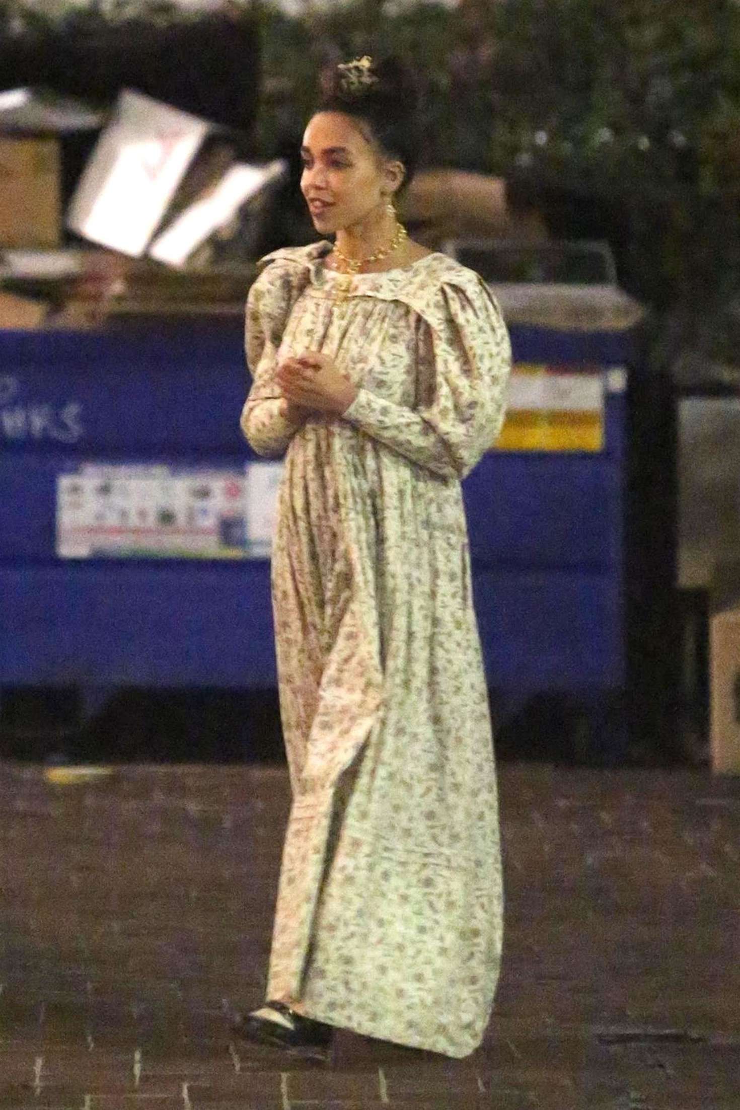 FKA Twigs and Shia LaBeouf â€“ Out for a Christmas Eve dinner in Los Feliz