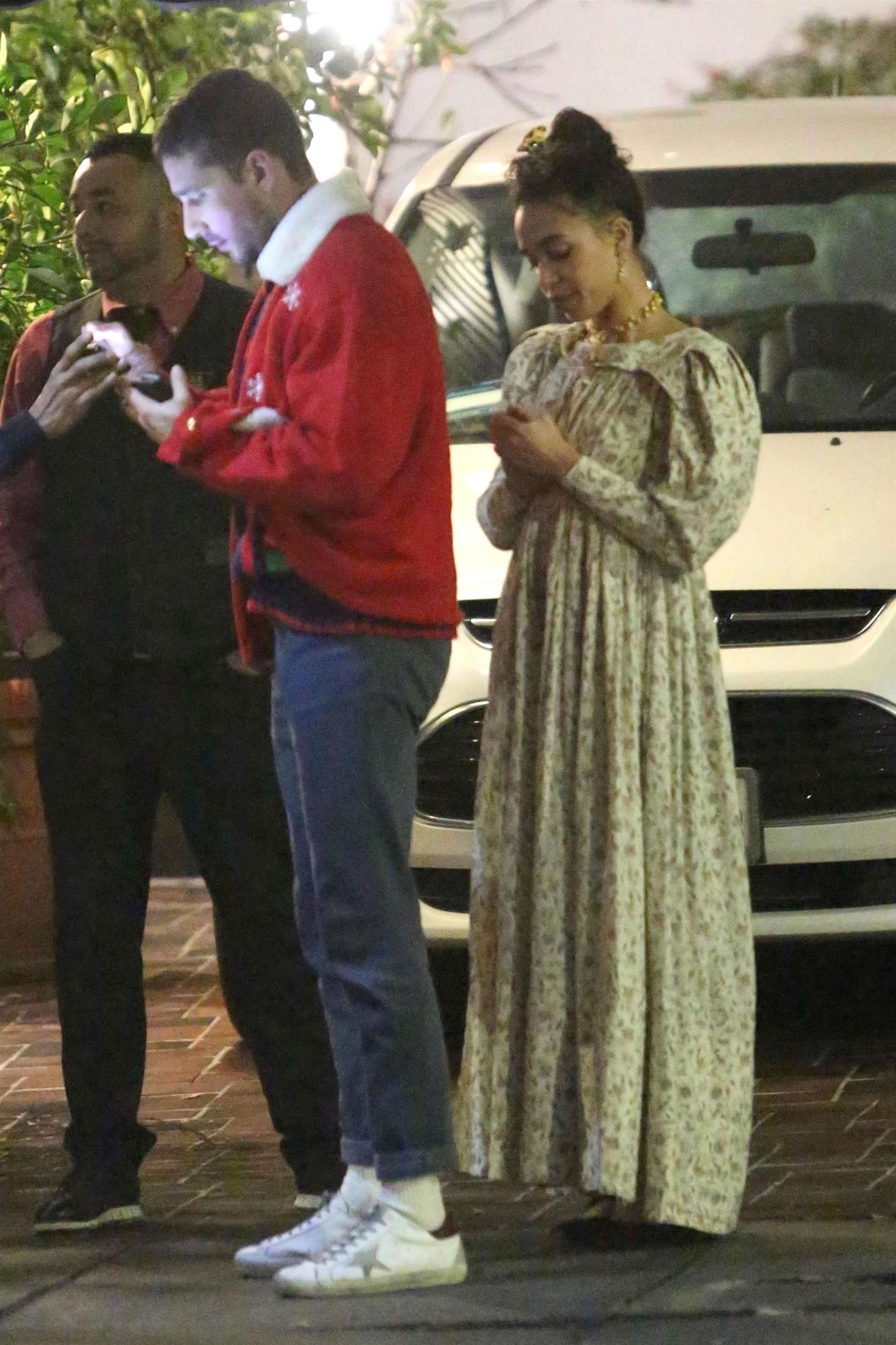 FKA Twigs and Shia LaBeouf â€“ Out for a Christmas Eve dinner in Los Feliz