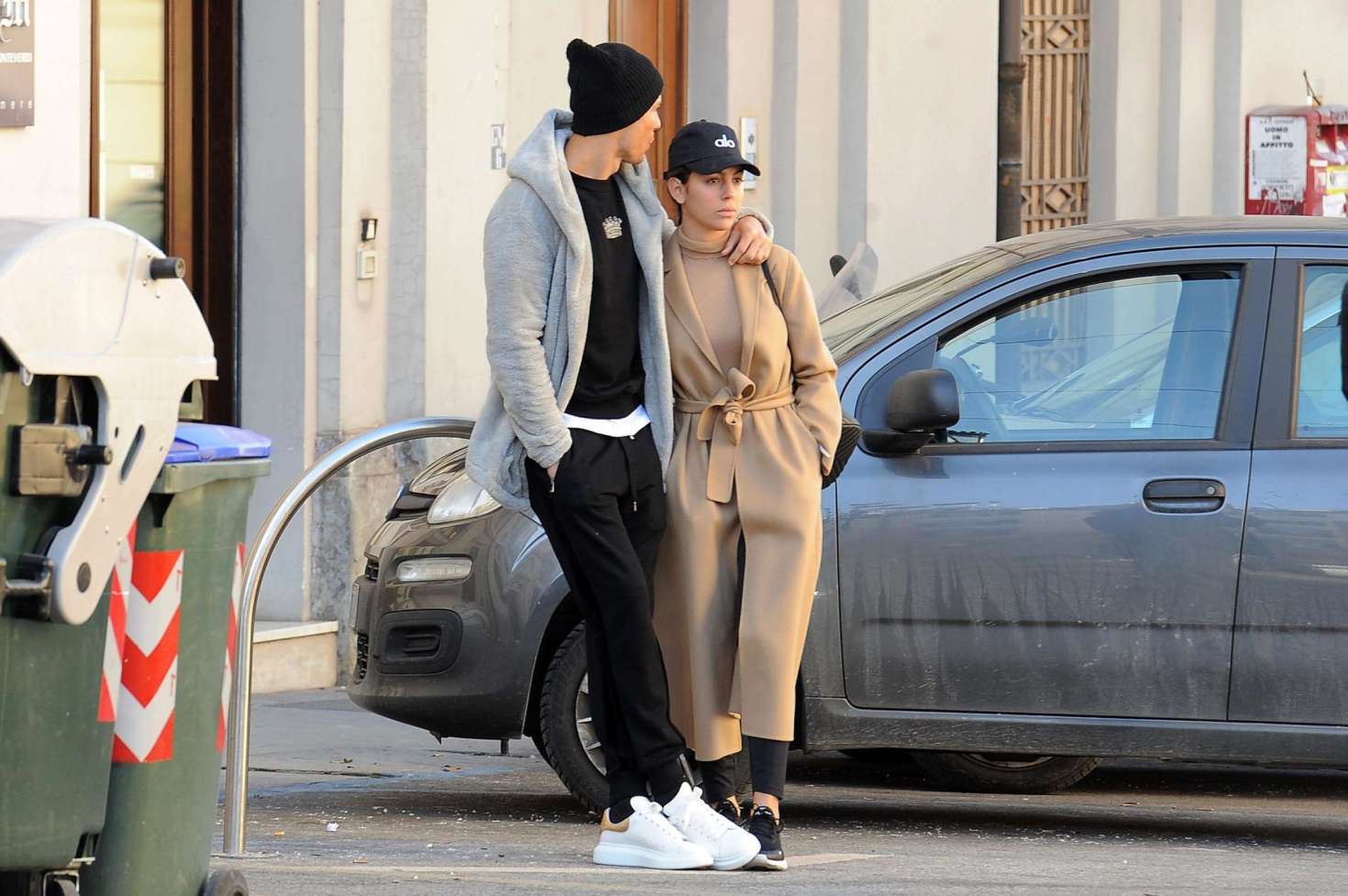 Georgina Rodriguez and Cristiano Ronaldo â€“ Leaving the Gran Madre di Dio church in Turin