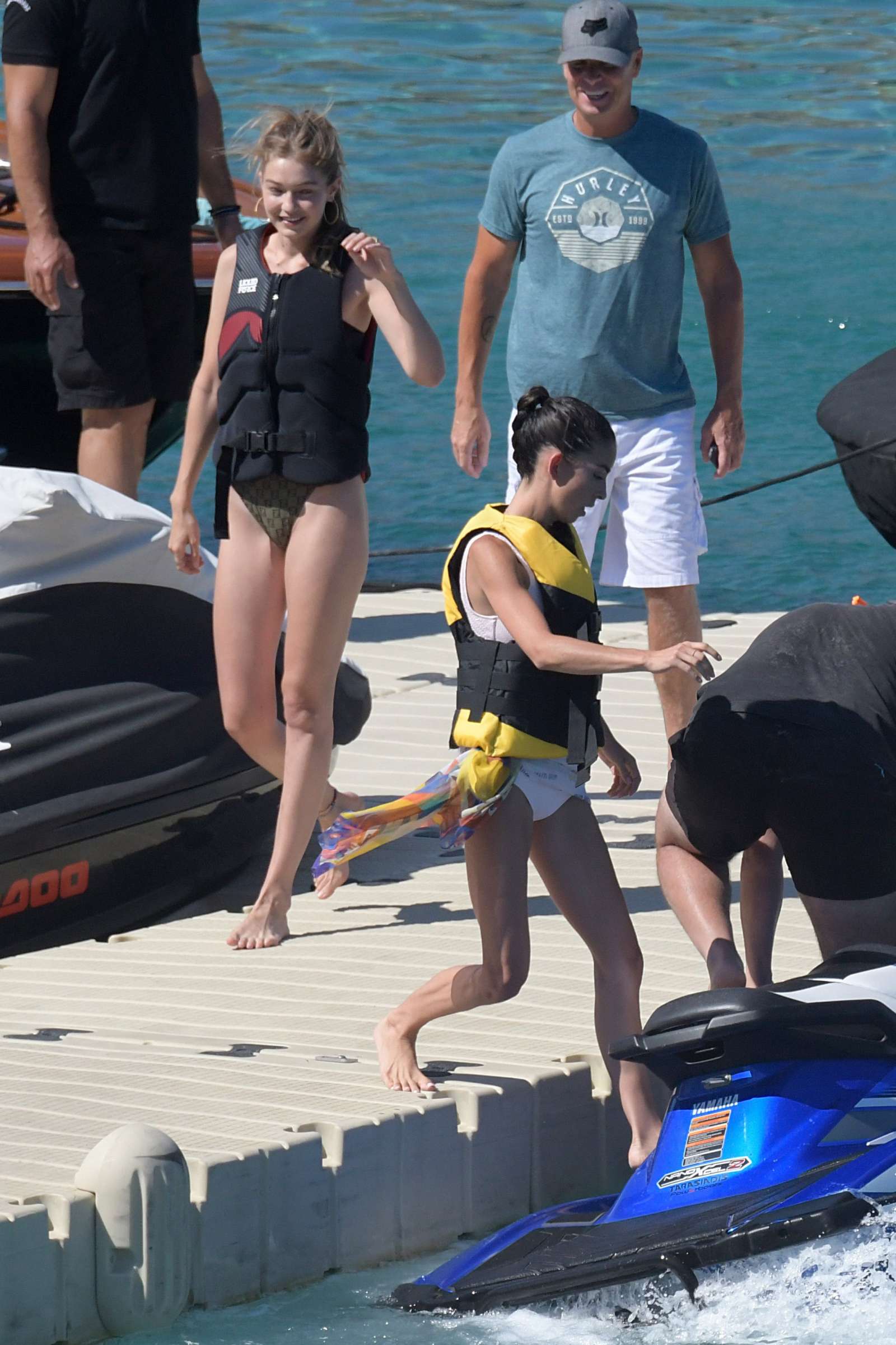Gigi Hadid in Bikini on holidays in Mykonos