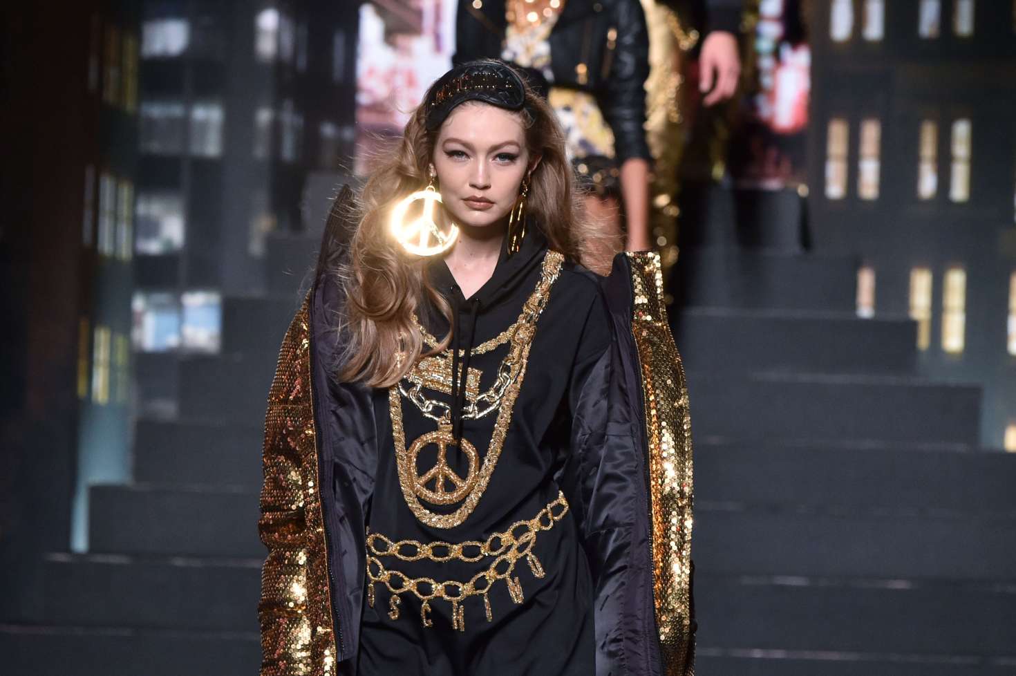 Gigi Hadid â€“ Moschino x H&M Fashion Show in New York