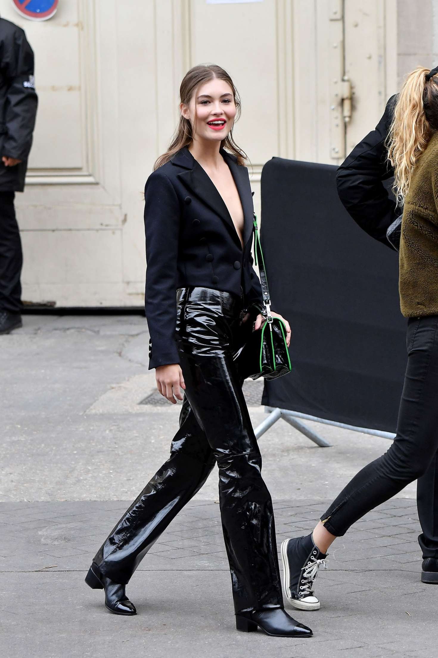 Grace Elizabeth â€“ Leaving Chanel Fashion Show in Paris