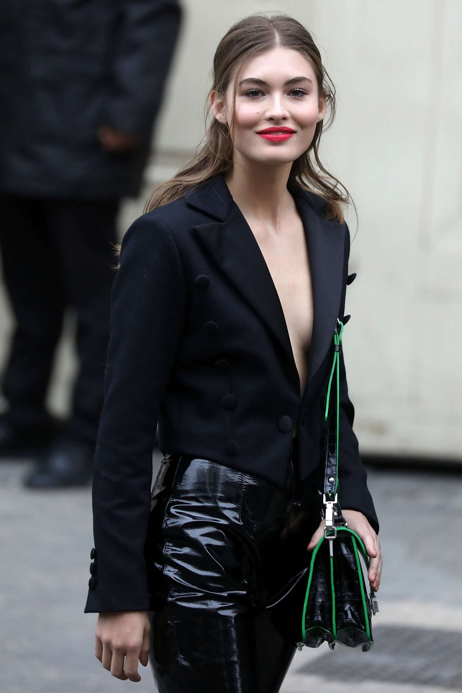 Grace Elizabeth â€“ Leaving Chanel Fashion Show in Paris