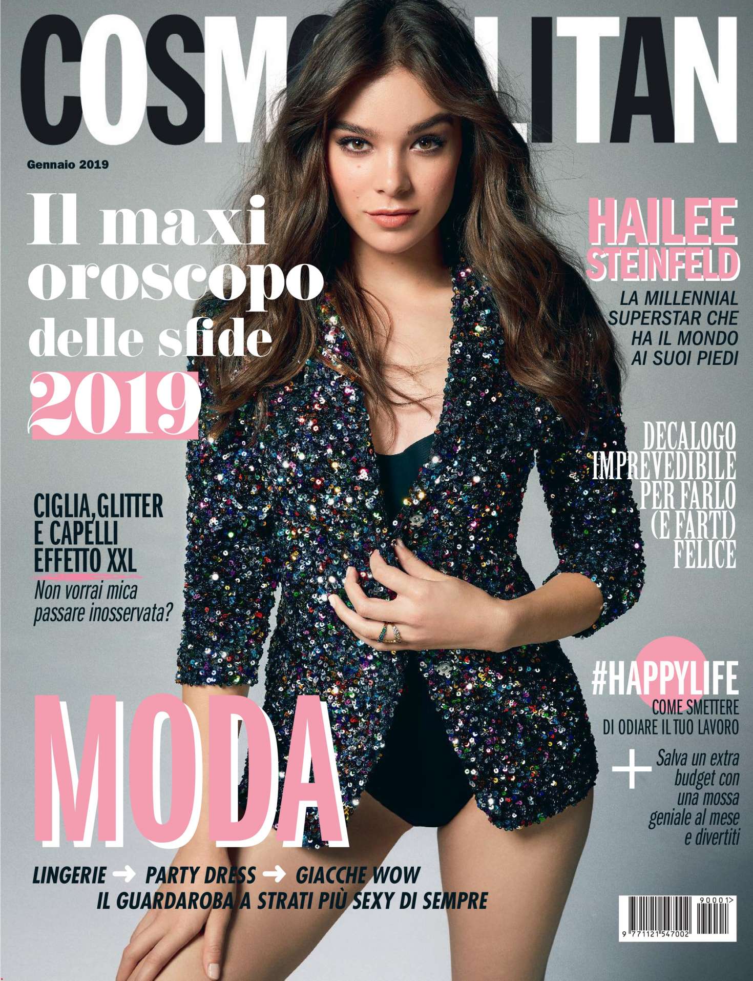 Hailee Steinfeld â€“ Cosmopolitan Italy Magazine (January 2019)
