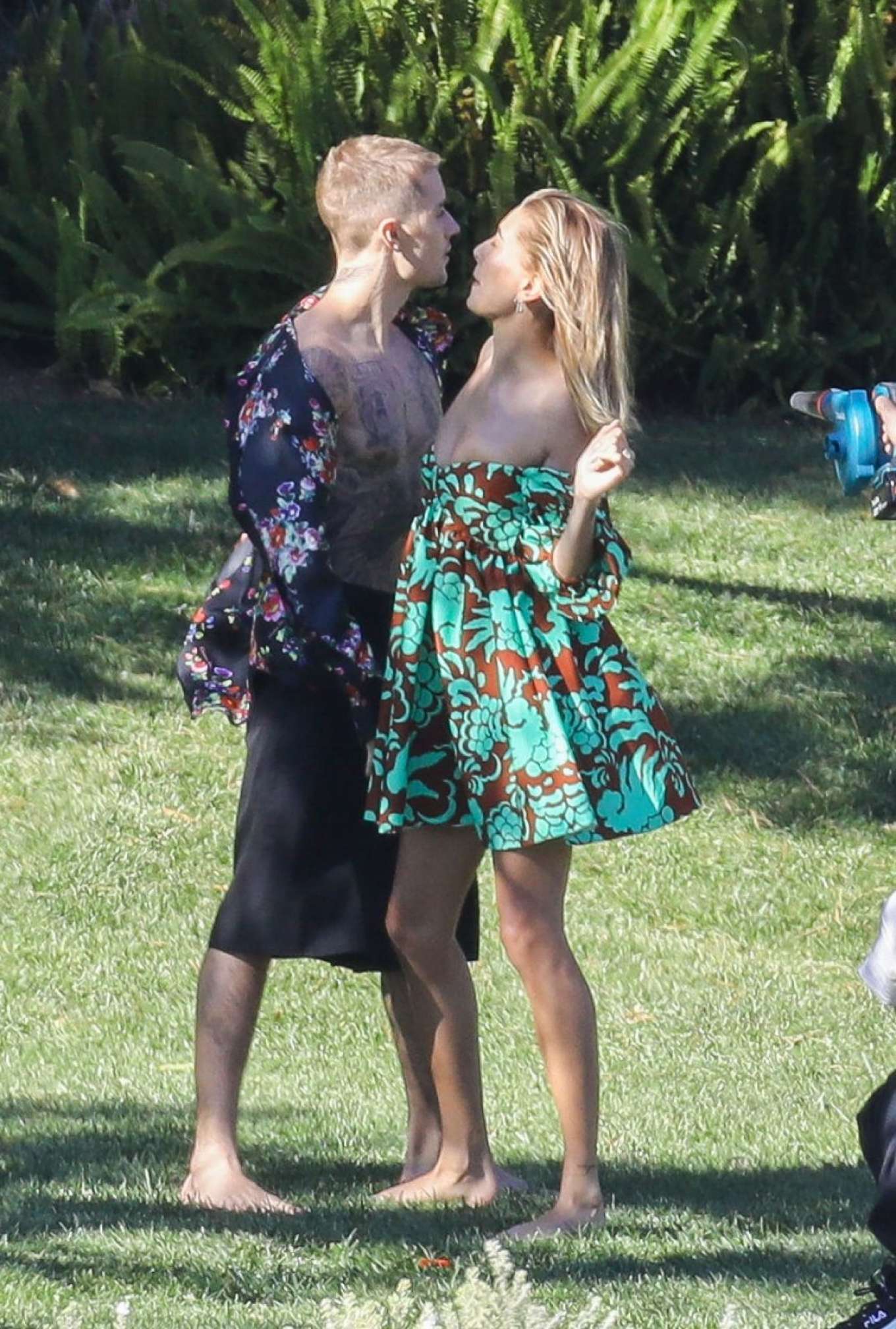Hailey and Justin Bieber â€“ On the set of a Photoshoot in Los Angeles