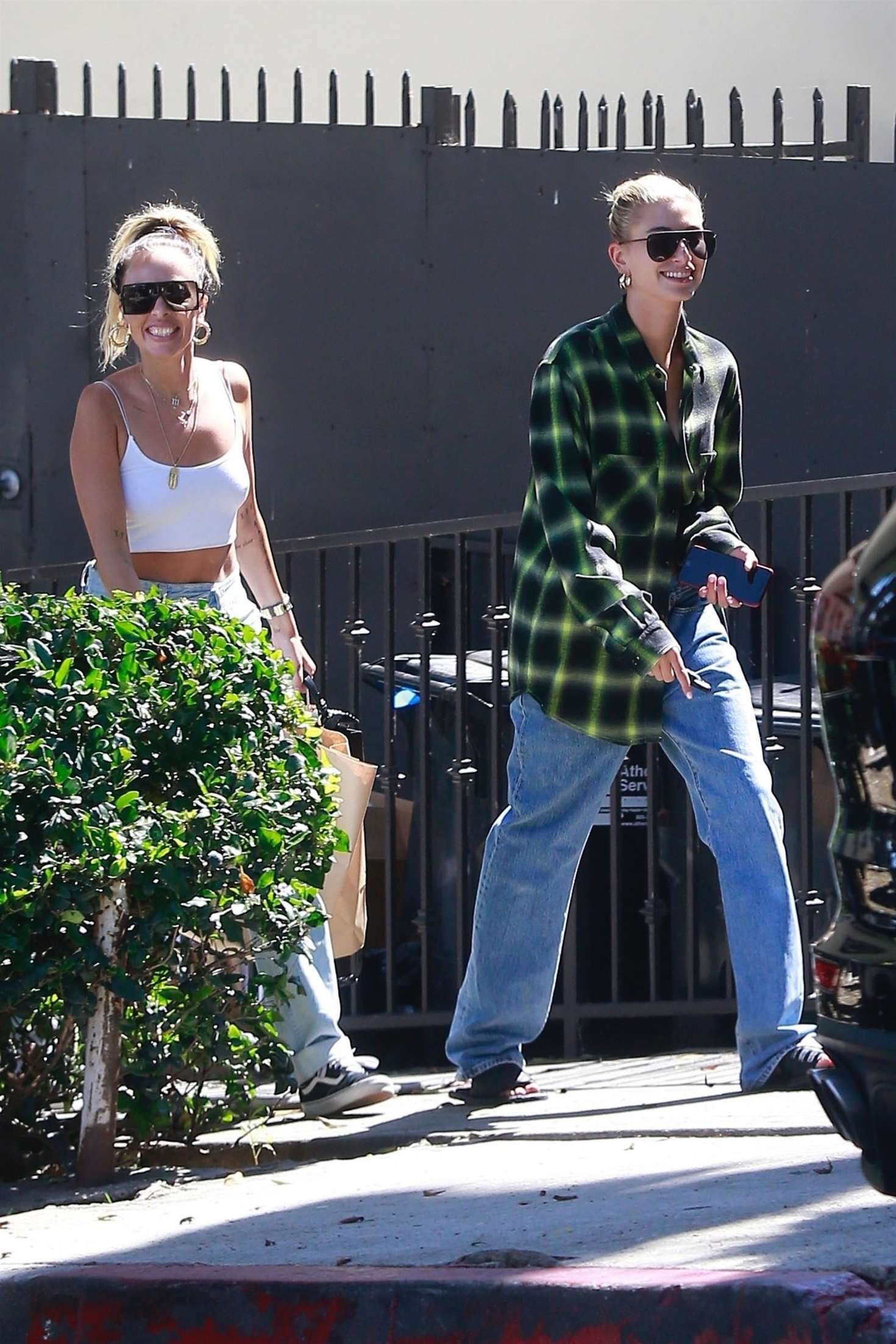 Hailey Baldwin at office building in West Hollywood
