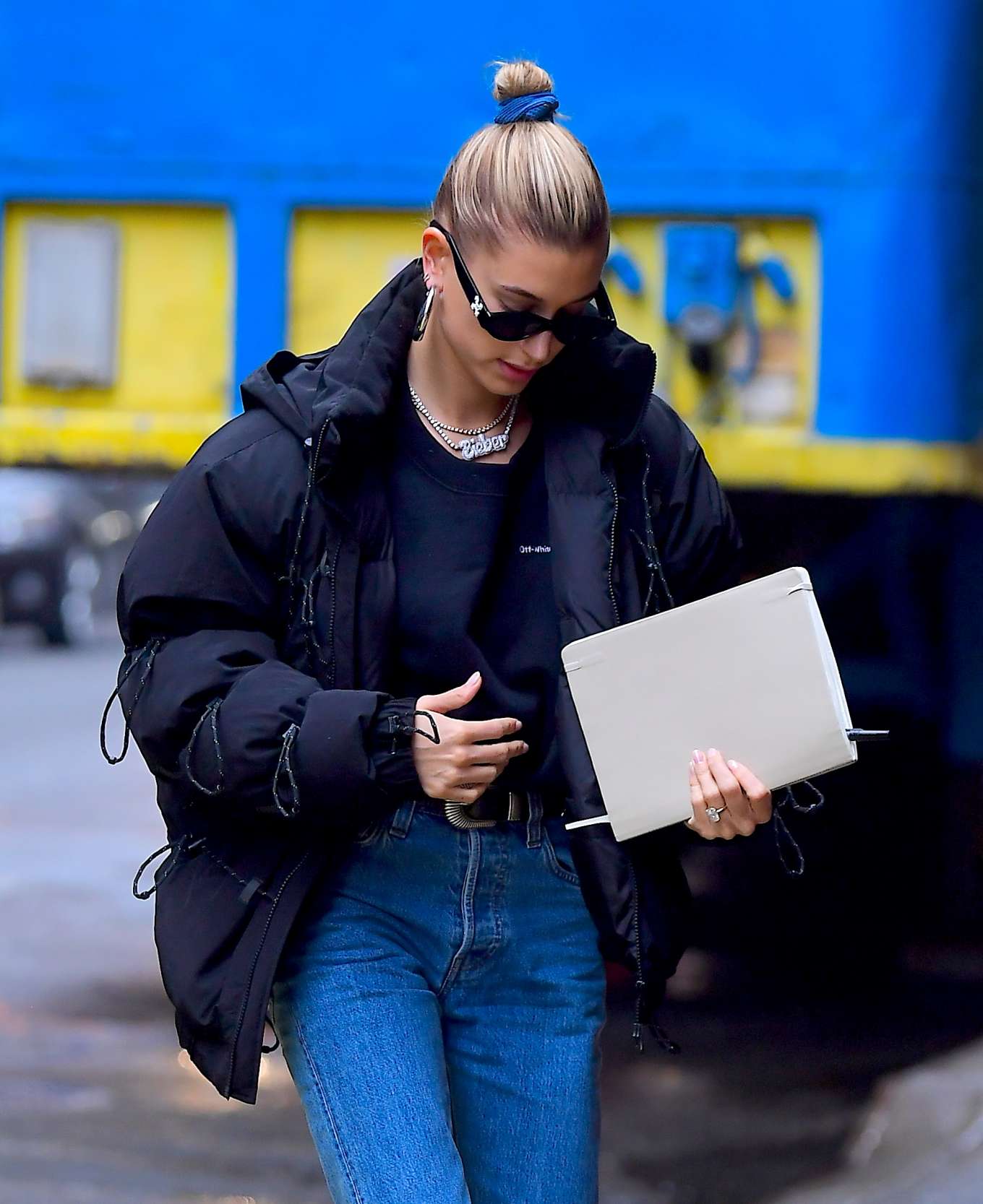 Hailey Baldwin â€“ In Jeans Spotted out and about in New York City