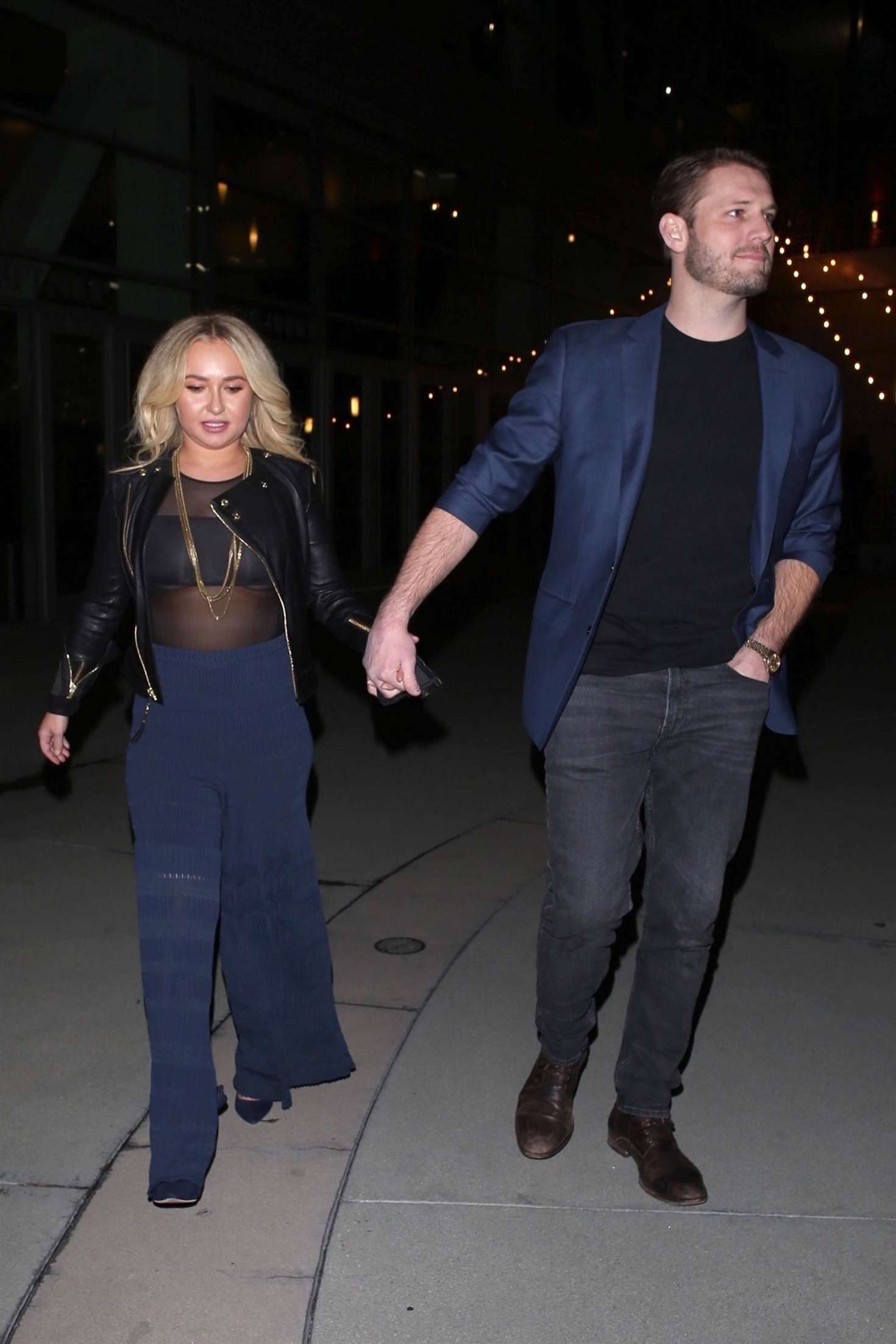 Hayden Panettiere and Brian Hickerson â€“ Night out in Hollywood