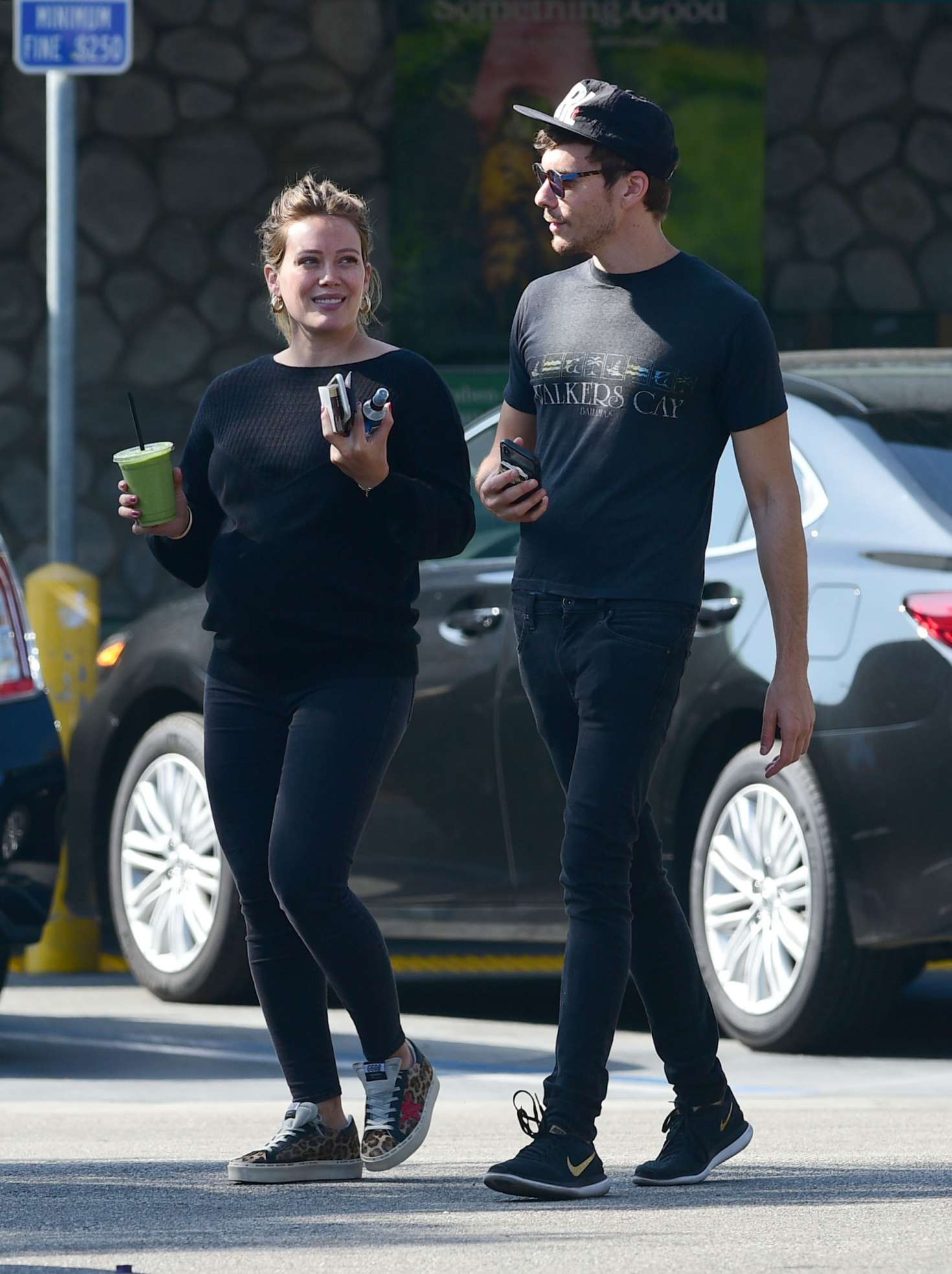 Hilary Duff and Matthew Koma at Whole Foods in Los Angeles