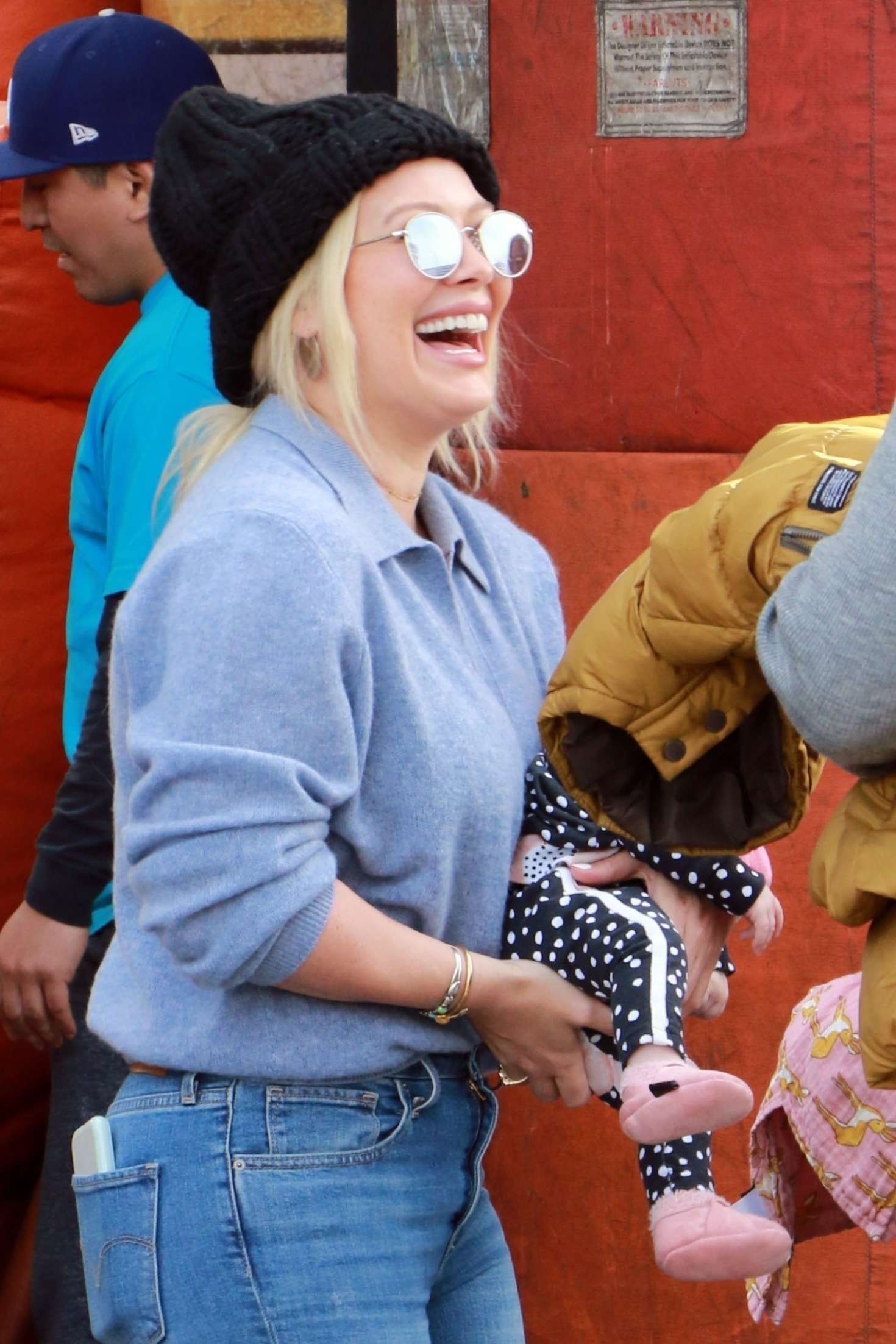 Hilary Duff at the Farmerâ€™s Market in LA