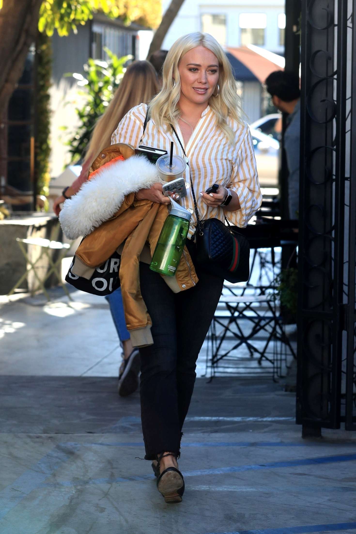 Hilary Duff â€“ Leaves a salon in West Hollywood