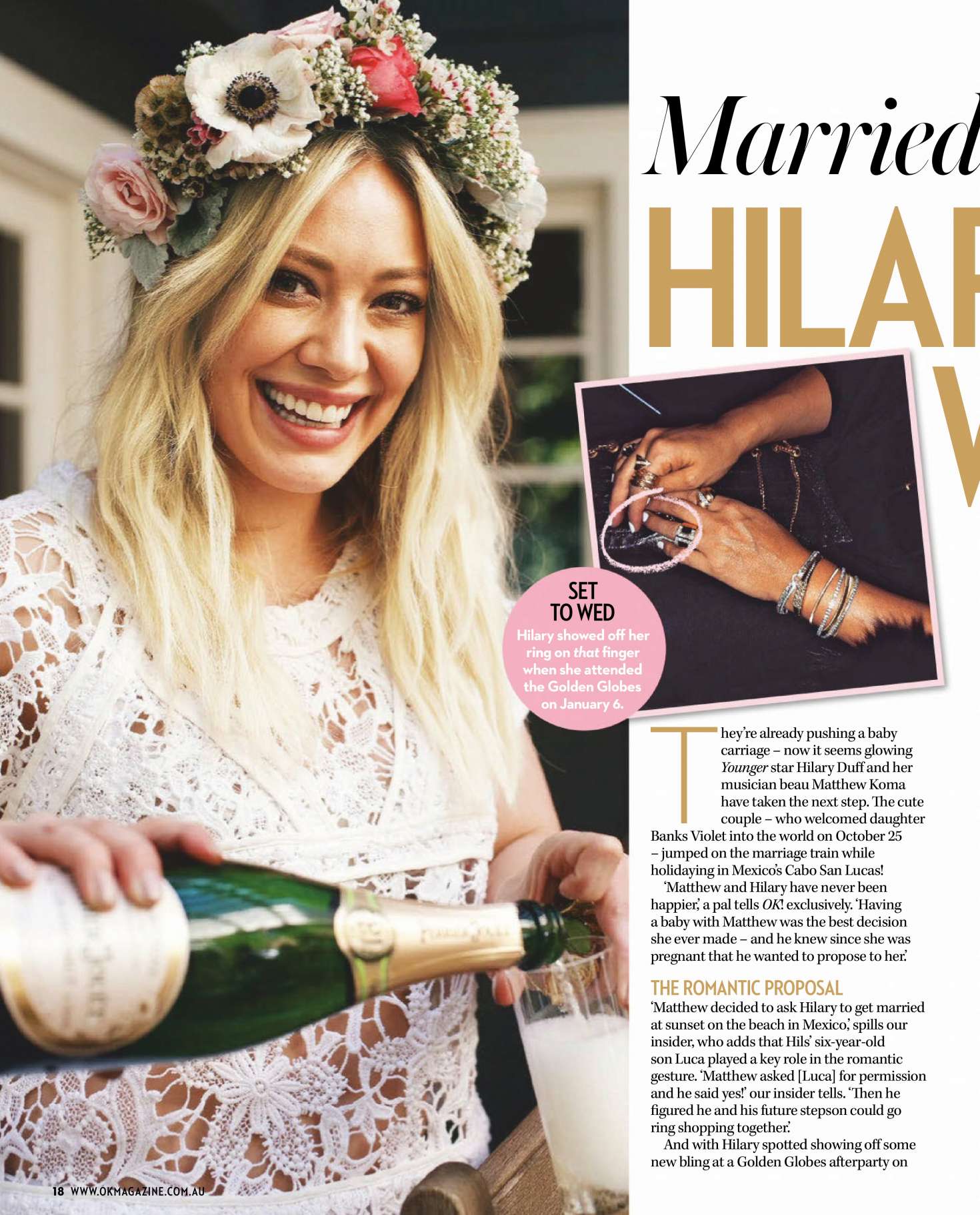 Hilary Duff â€“ OK! Australia Magazine (January 2019)