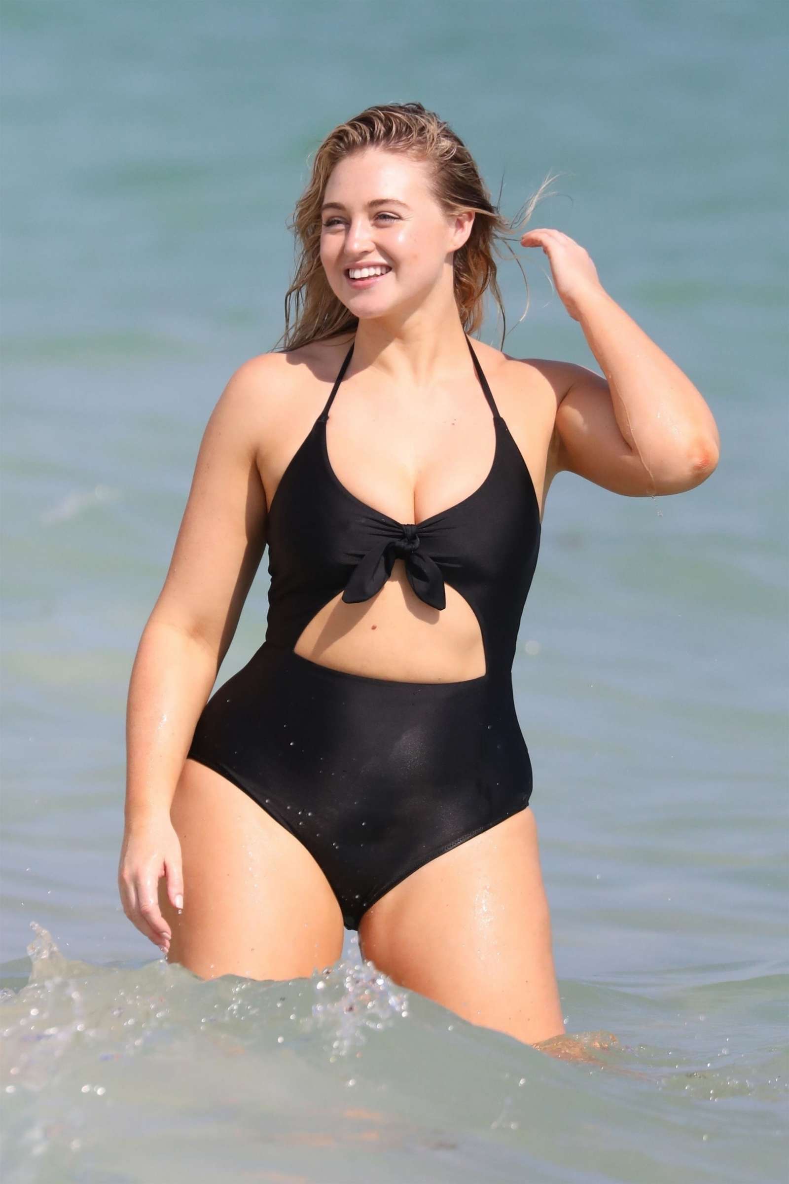 Iskra Lawrence in Bikinis and Swimsuits â€“ Photoshoot for Aerie on Miami Beach