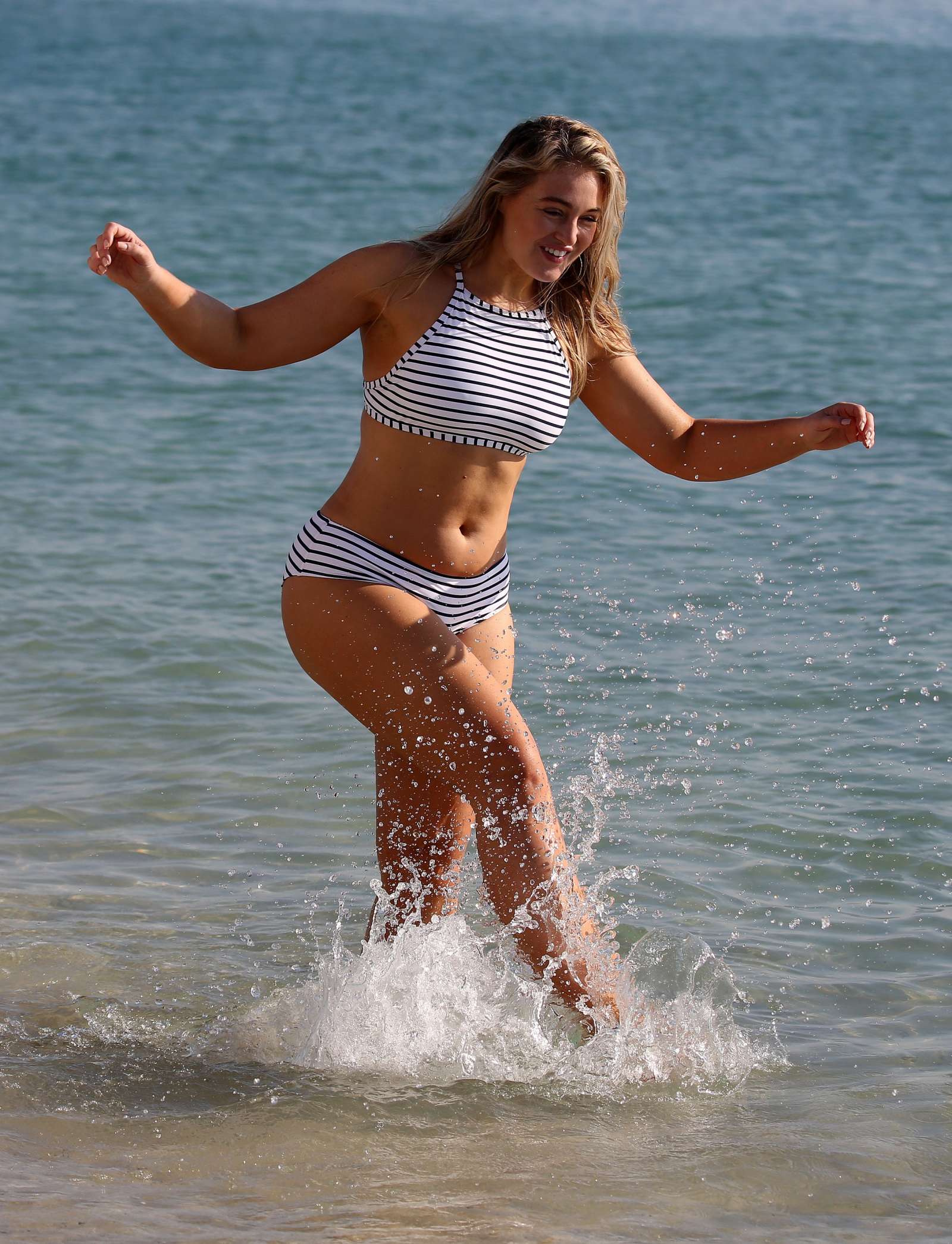 Iskra Lawrence in Bikinis and Swimsuits â€“ Photoshoot for Aerie on Miami Beach
