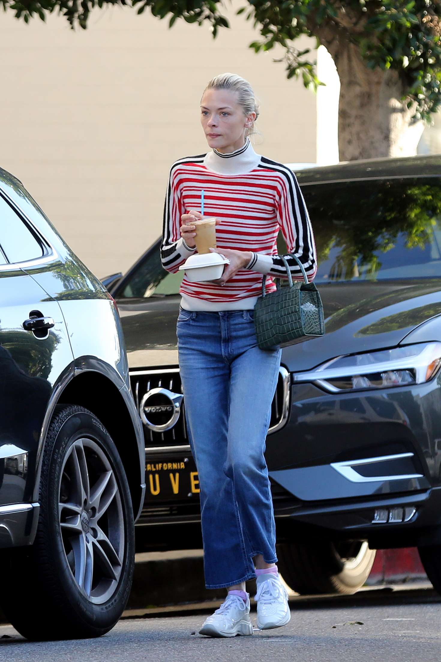 Jaime King in Jeans â€“ Out in Los Angeles