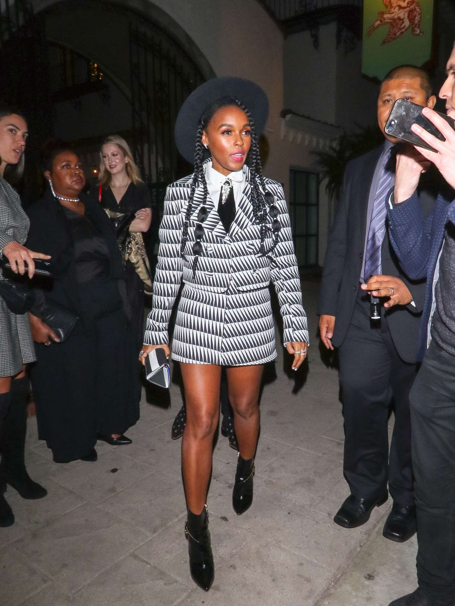 Janelle Monae â€“ Outside The Hearth & Hound Restaurant in Hollywood