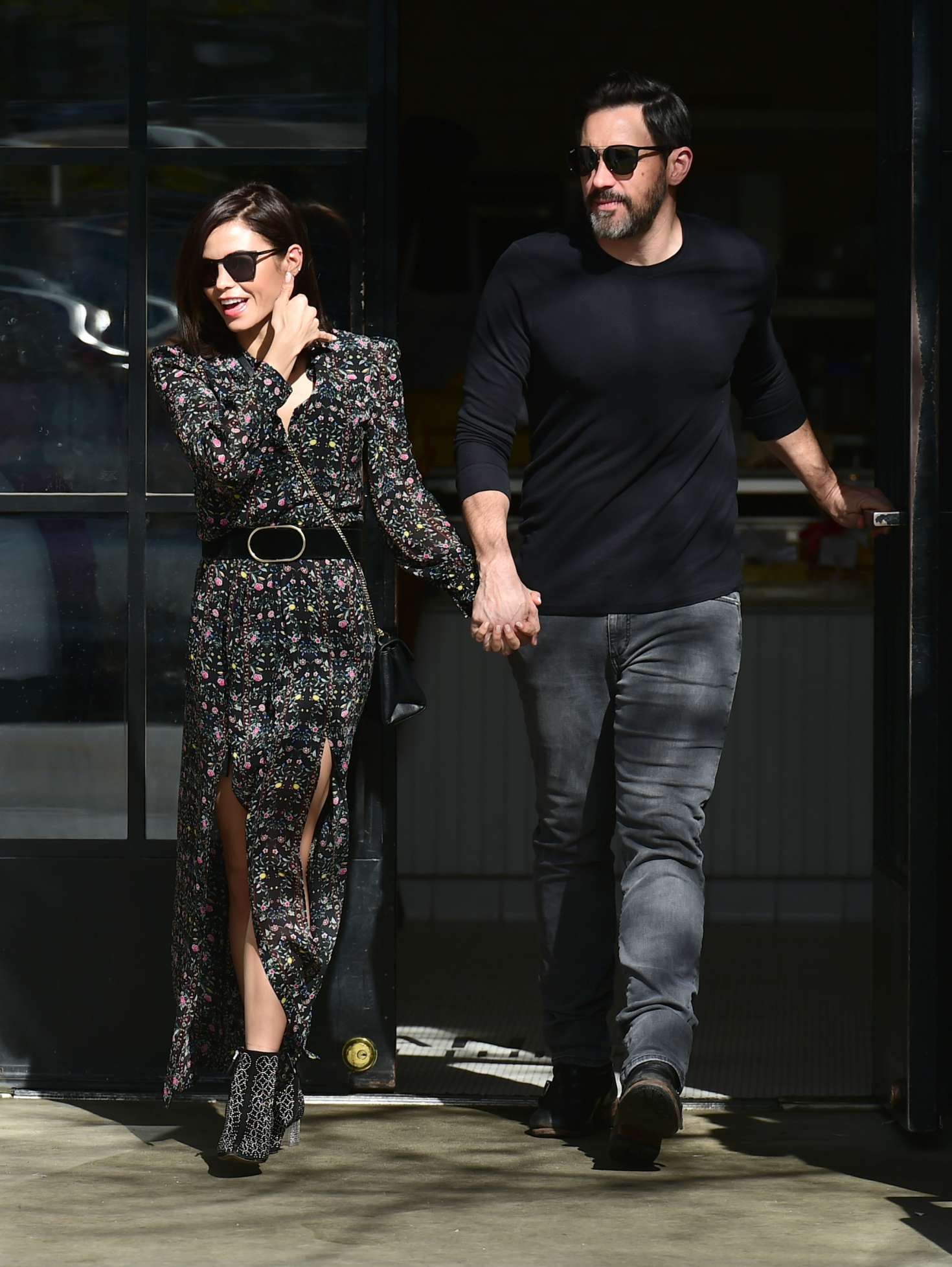 Jenna Dewan and her boyfriend Steve Kazee â€“ Out in Los Angeles