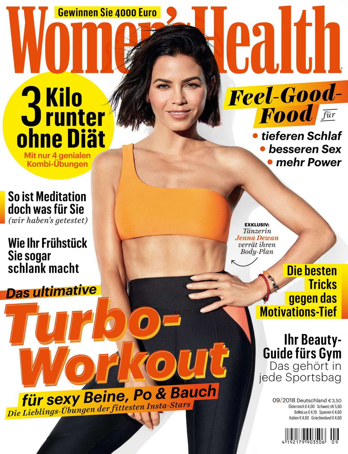 Jenna Dewan for Womenâ€™s Health Germany (September 2018)
