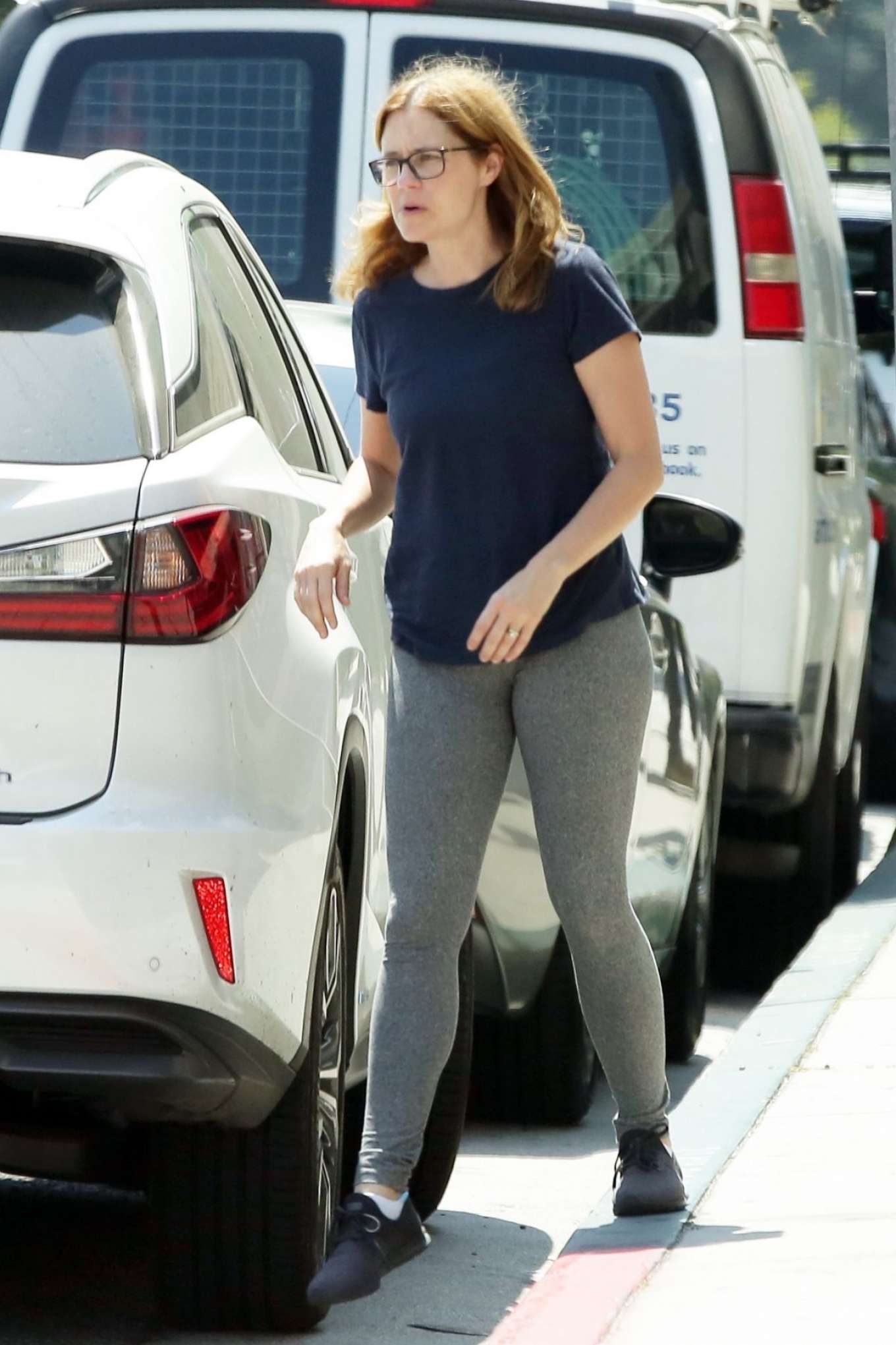 Jenna Fischer \u2013 Out and about in Los Angeles \u2013 GotCeleb
