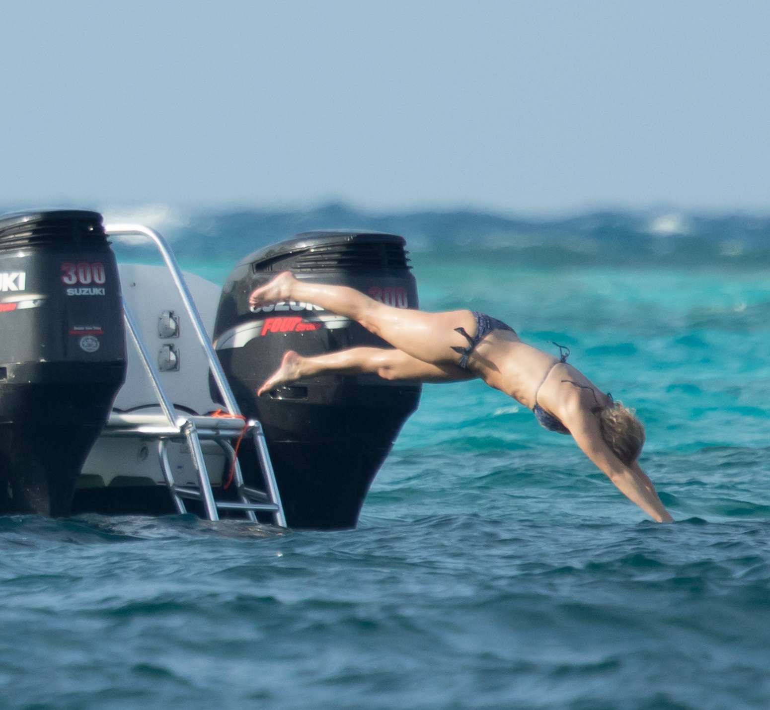 Jennifer Lawrence â€“ Hot in a Bikini On a Yacht in The Bahamas (2016)