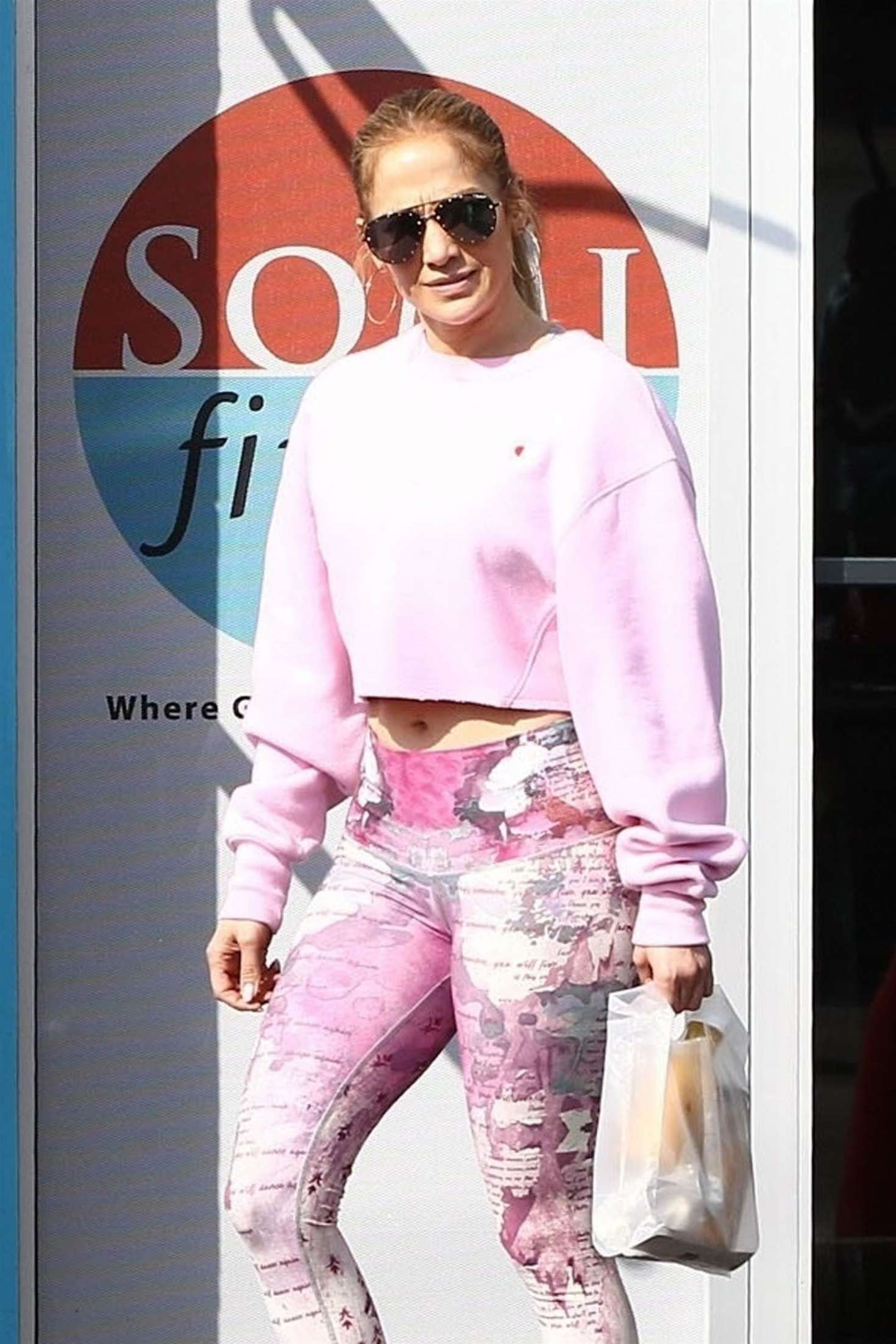 Jennifer Lopez at Somi Fitness in Miami