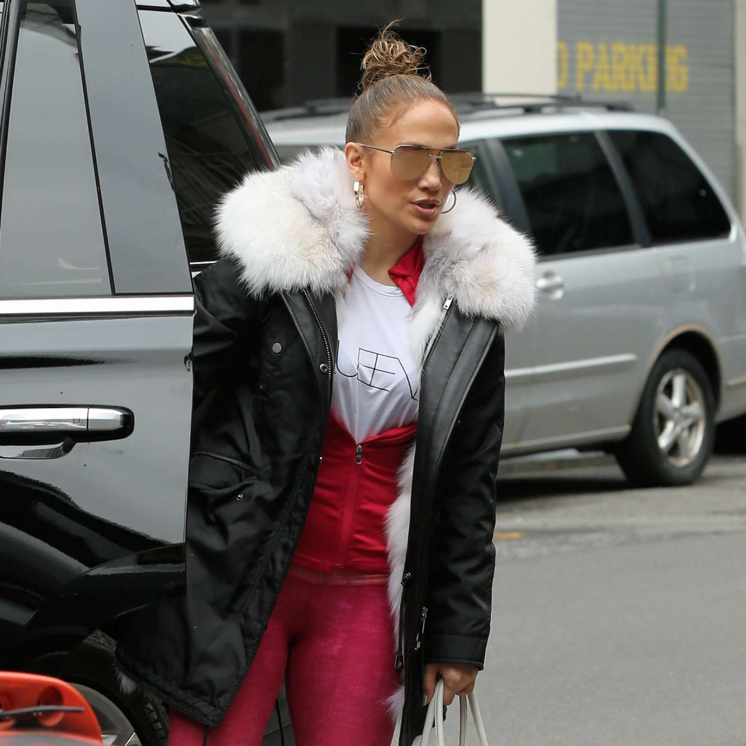 Jennifer Lopez â€“ Headed to a photo studio in New York City