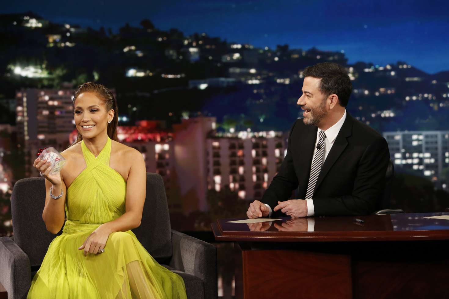 Jennifer Lopez â€“ Visits â€˜Jimmy Kimmel Live!â€™ in Los Angeles