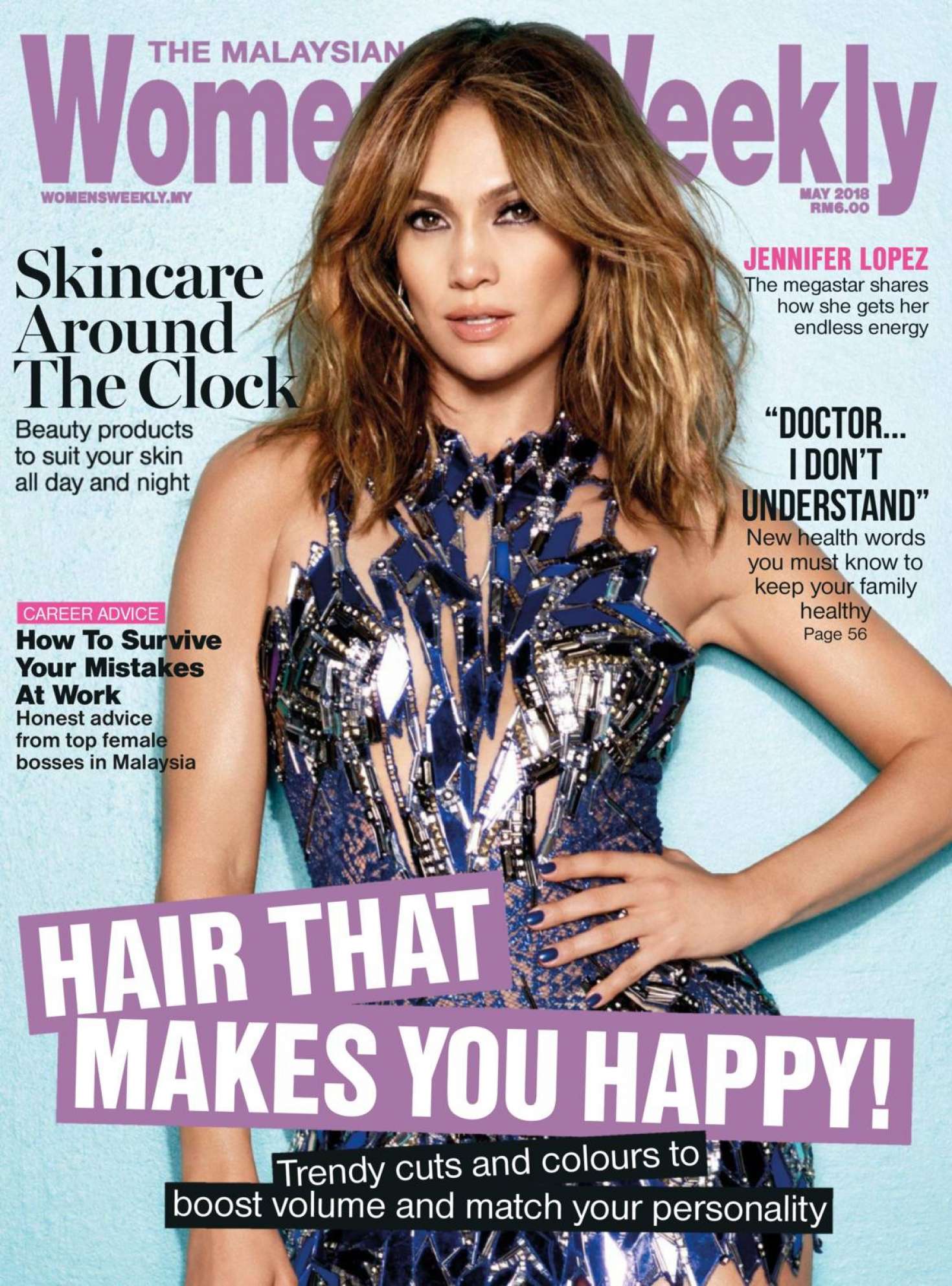 Jennifer Lopez â€“ Womenâ€™s Weekly Malaysia (June 2018)