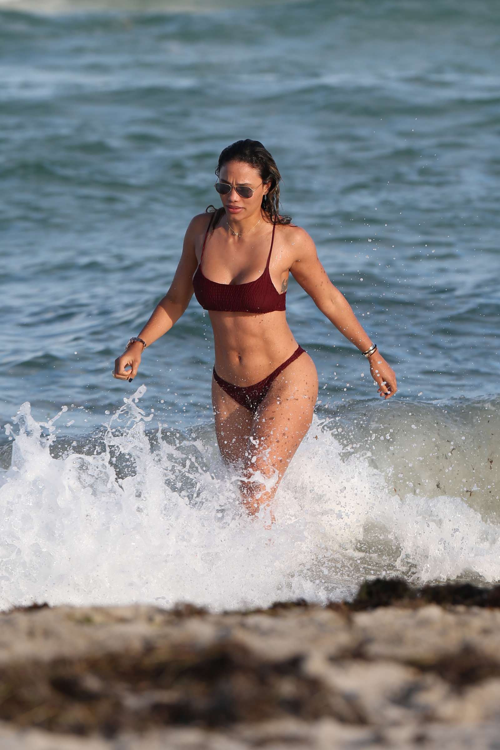 Jessica Ledon in Bikini on Miami Beach