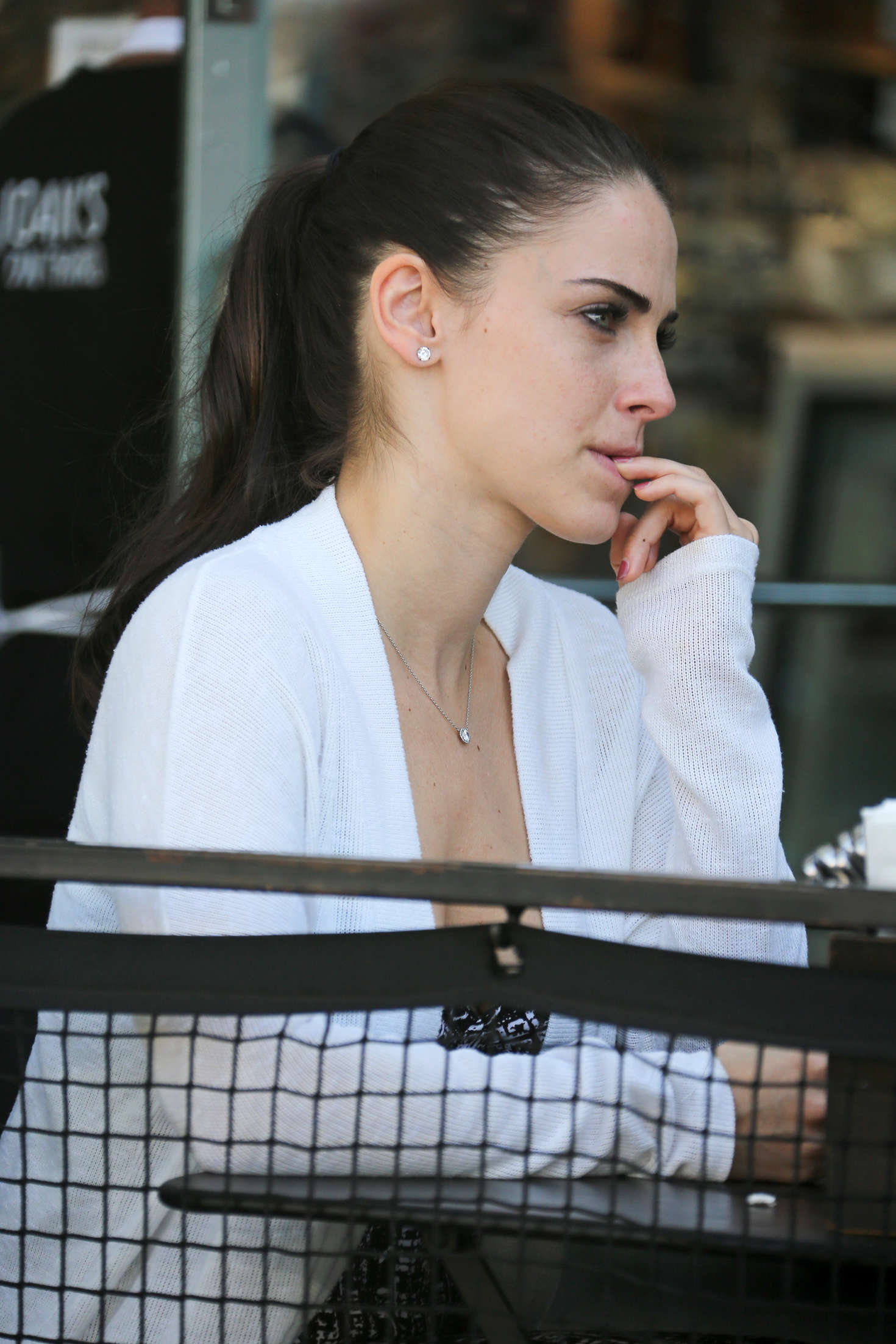 Jessica Lowndes at Lunch with a Friend in West Hollywood