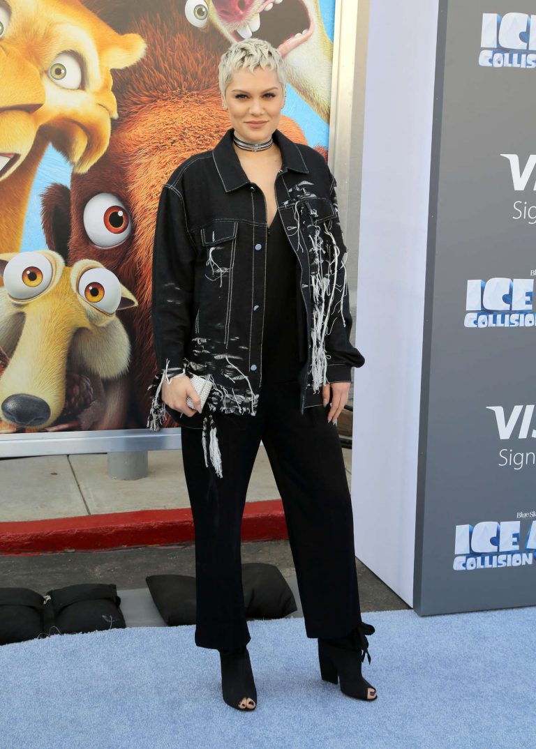 Jessie J in black lether pants -08 – GotCeleb