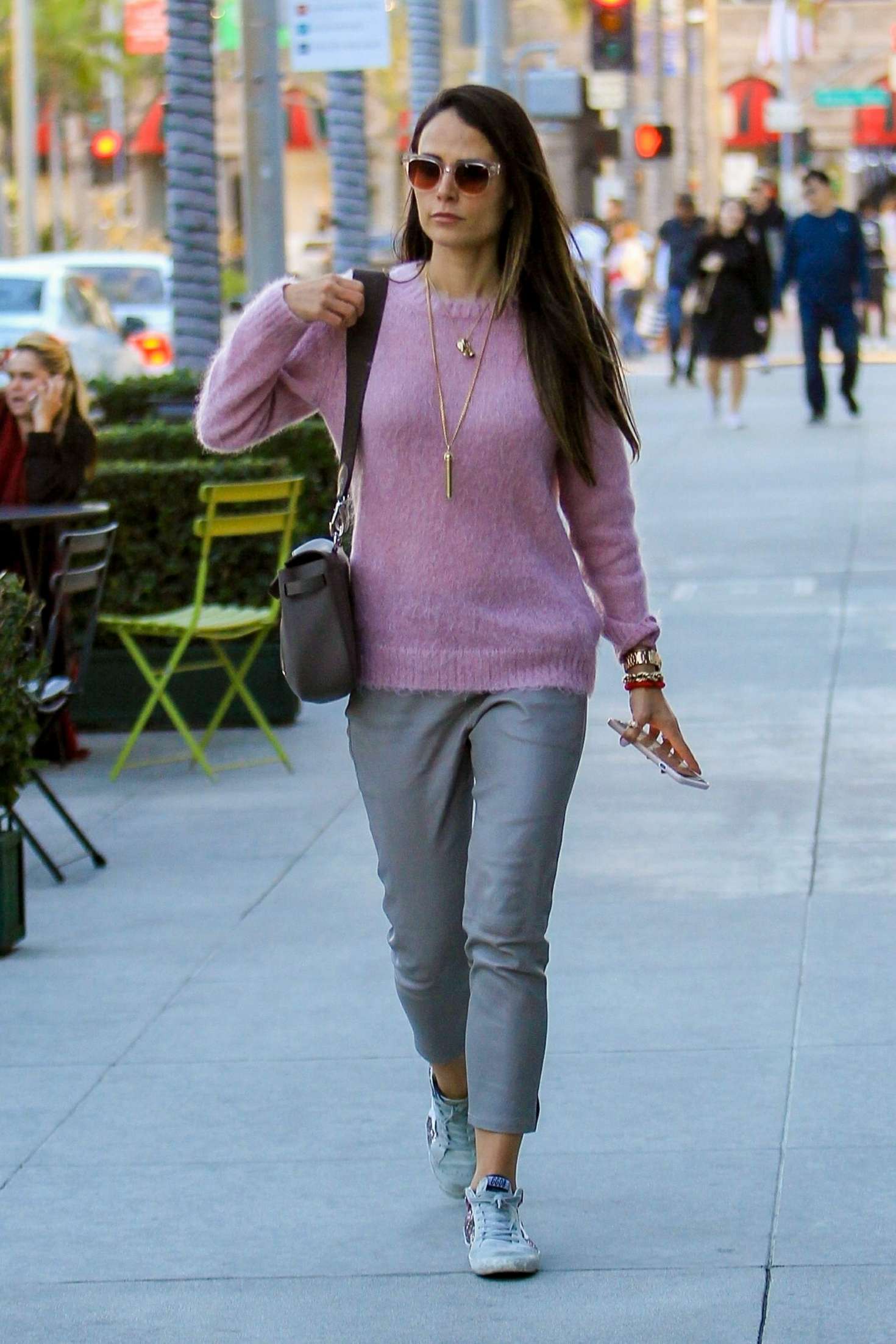 Jordana Brewster â€“ Christmas Shopping on Rodeo Drive in Beverly Hills
