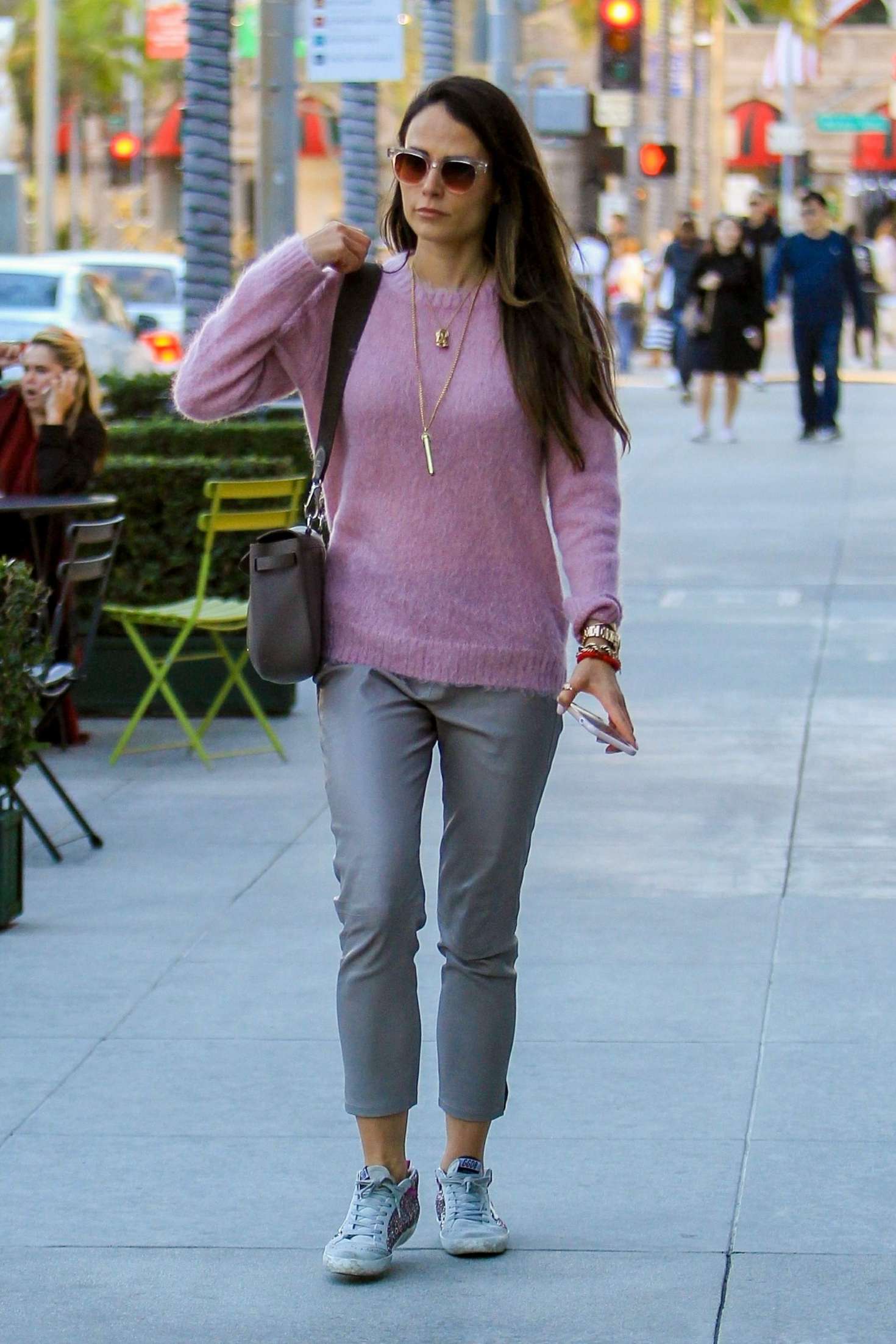 Jordana Brewster â€“ Christmas Shopping on Rodeo Drive in Beverly Hills