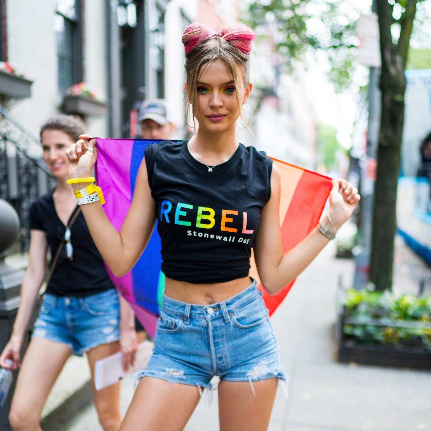Josephine Skriver â€“ 2018 Gay Pride Parade in New York City