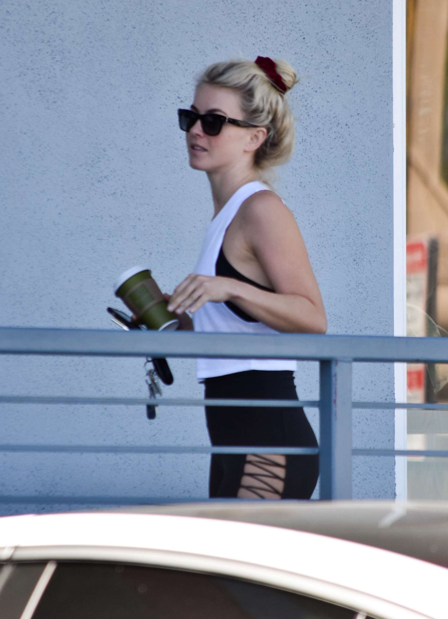 Julianne Hough in Black Tights â€“ Out and about in LA