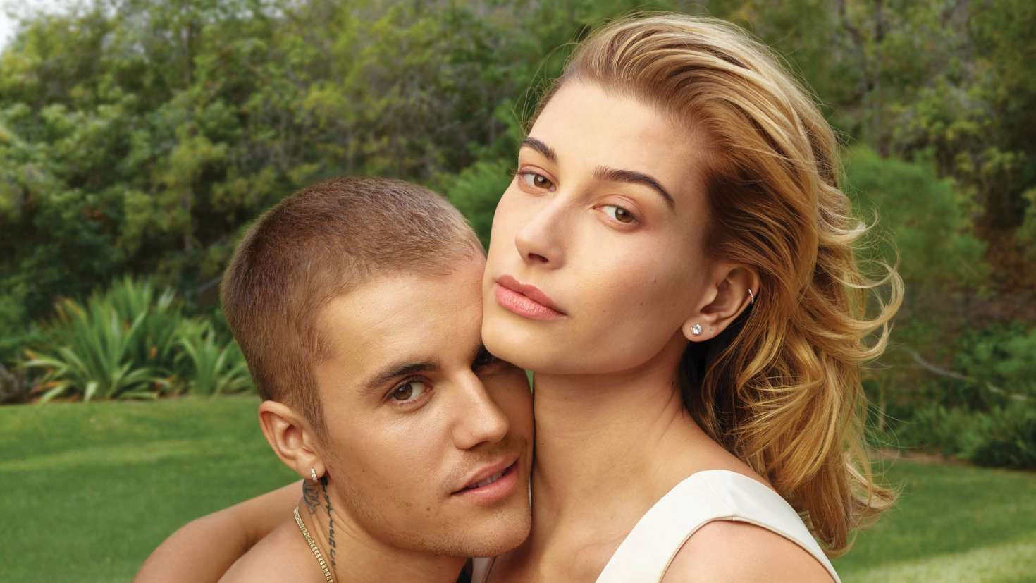 Justin and Hailey Bieber â€“ Vogue Magazine (March 2019)
