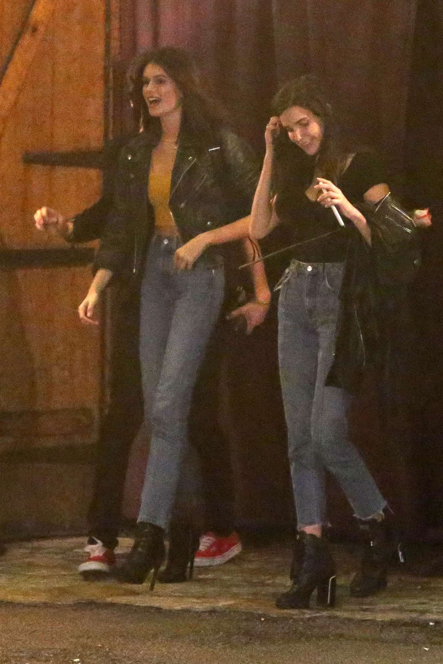 Kaia Gerber at The Saddle Ranch in West Hollywood