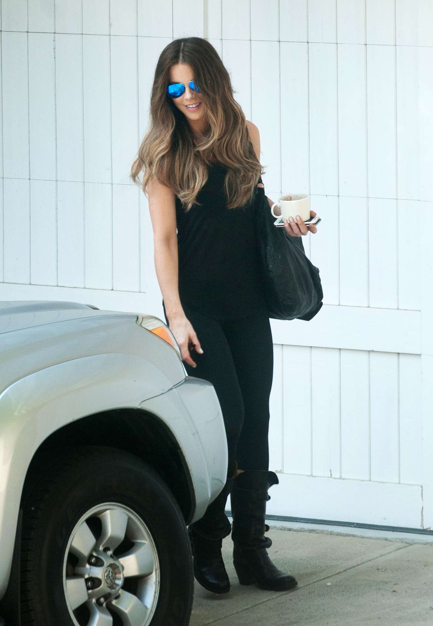Kate Beckinsale in Spandex out in LA