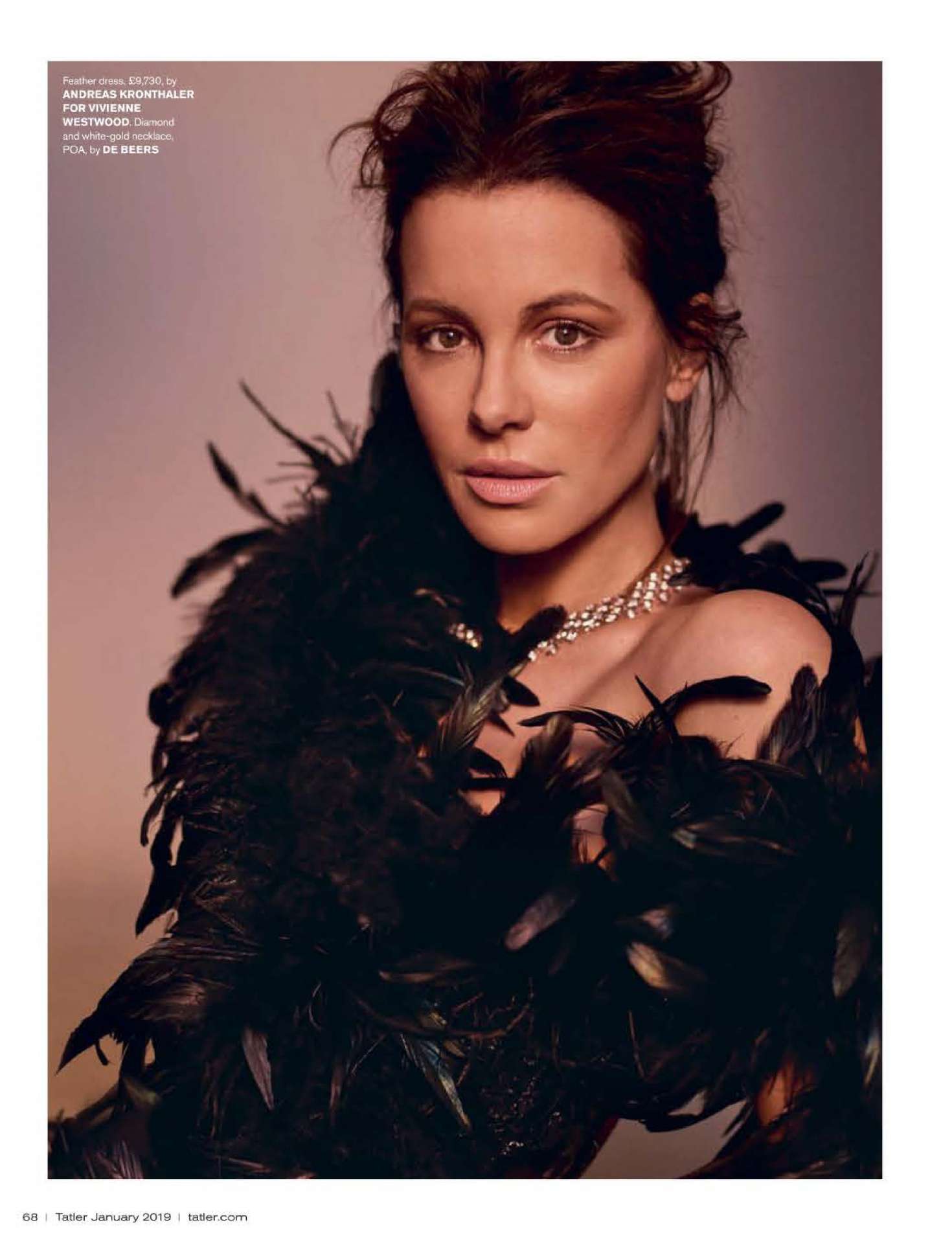 Kate Beckinsale â€“ Tatler Russia Magazine (January 2019) adds