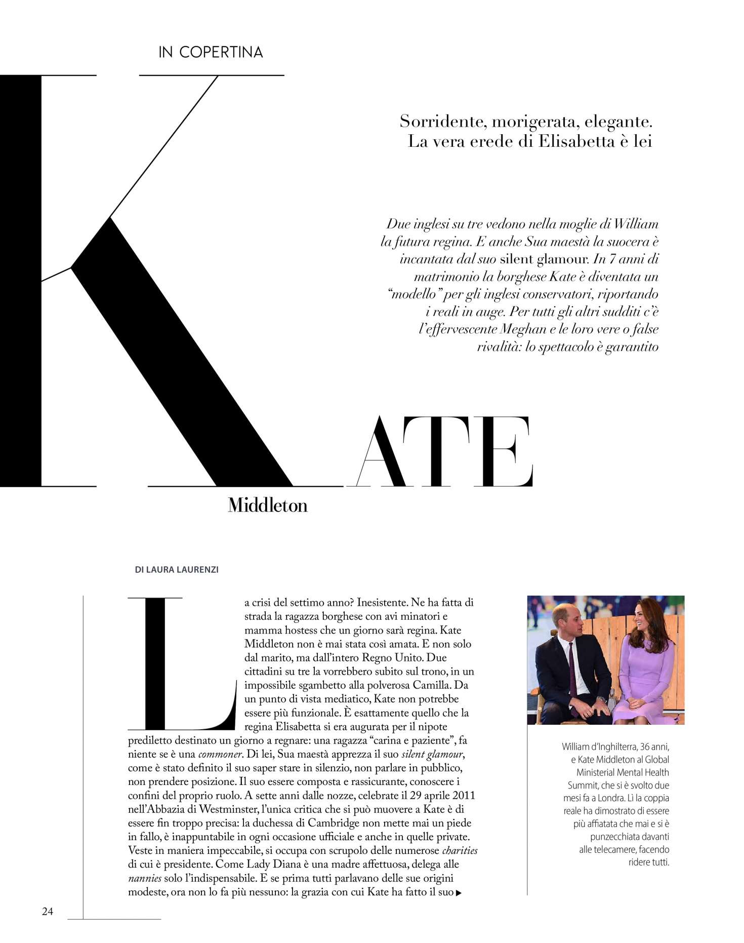 Kate Middleton â€“ F Magazine (December 2018)