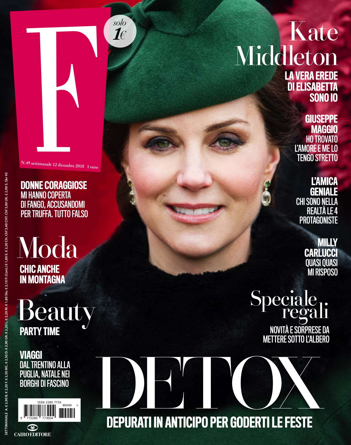 Kate Middleton â€“ F Magazine (December 2018)