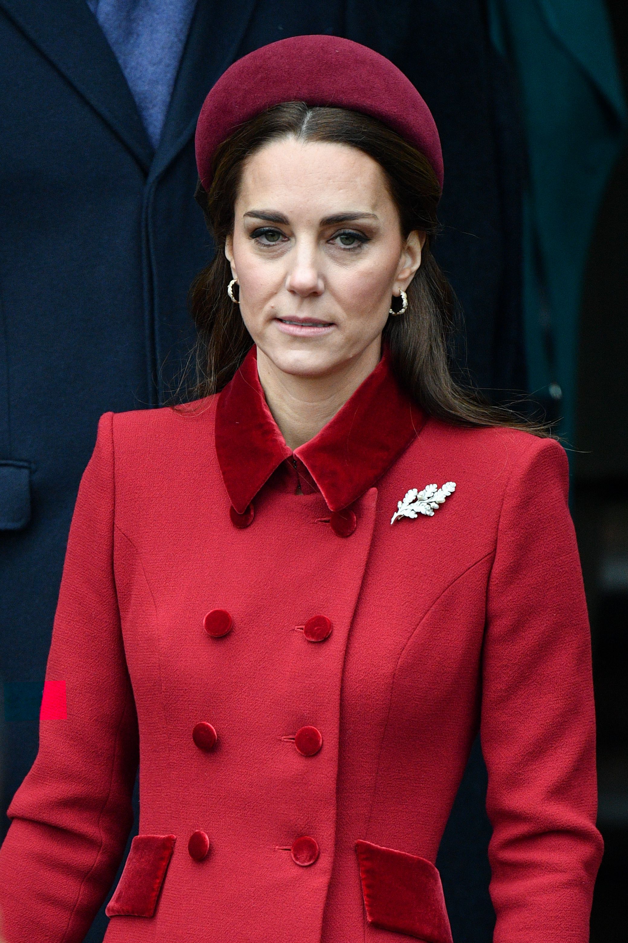 Kate Middleton â€“ Heading to Christmas Day Church service in Sandringham