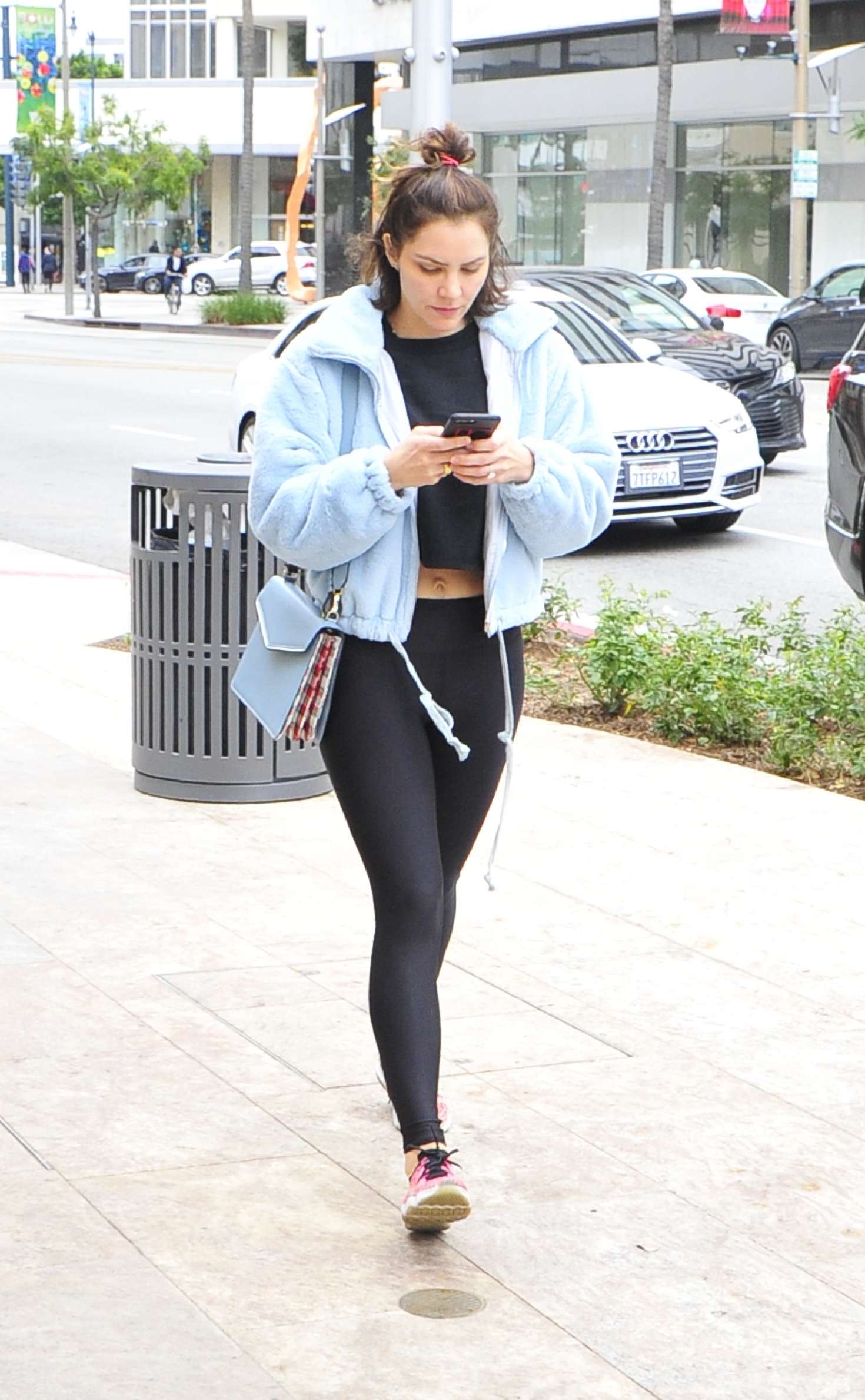 Katharine McPhee in Tights â€“ Out in Beverly Hills
