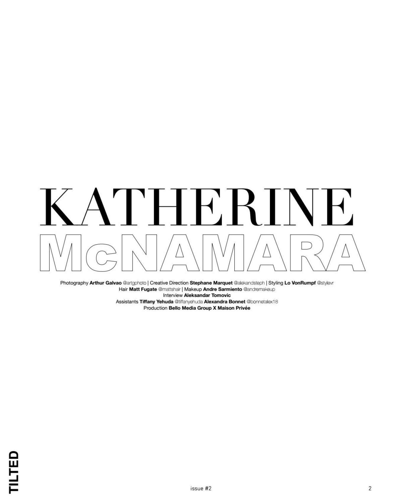 Katherine McNamara by Arthur Galvao for Tilted Style 2018