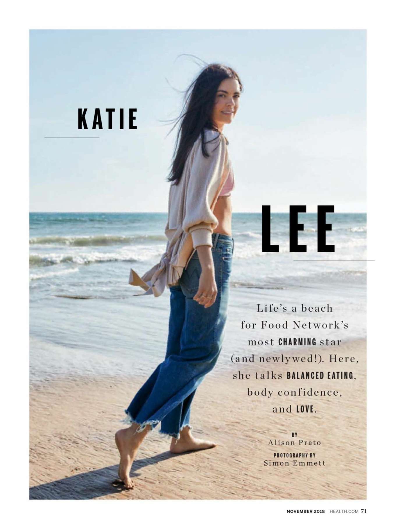 Katie Lee for Health Magazine (November 2018)