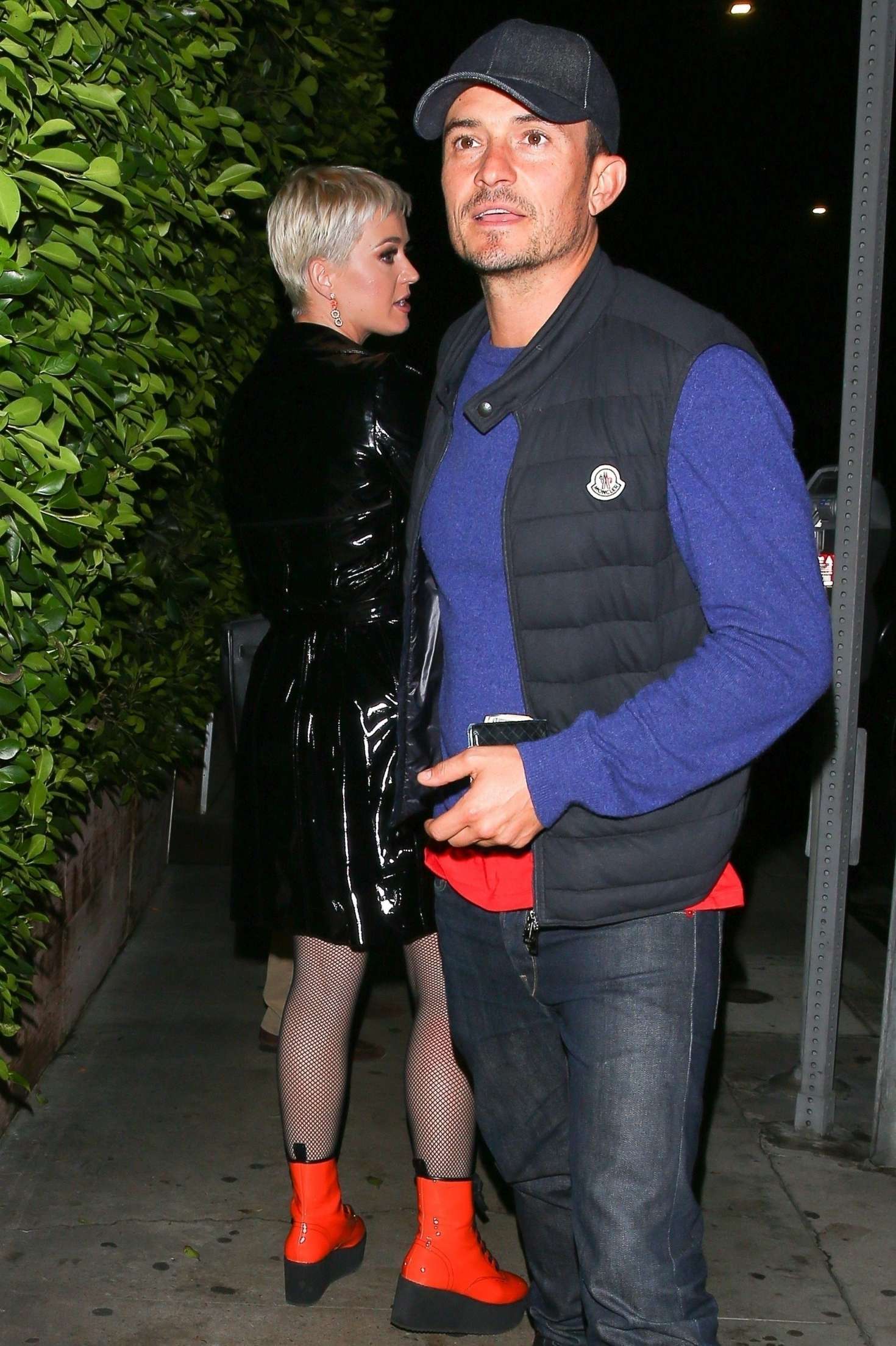 Katy Perry and Orlando Bloom at Giorgio Baldi in Santa Monica